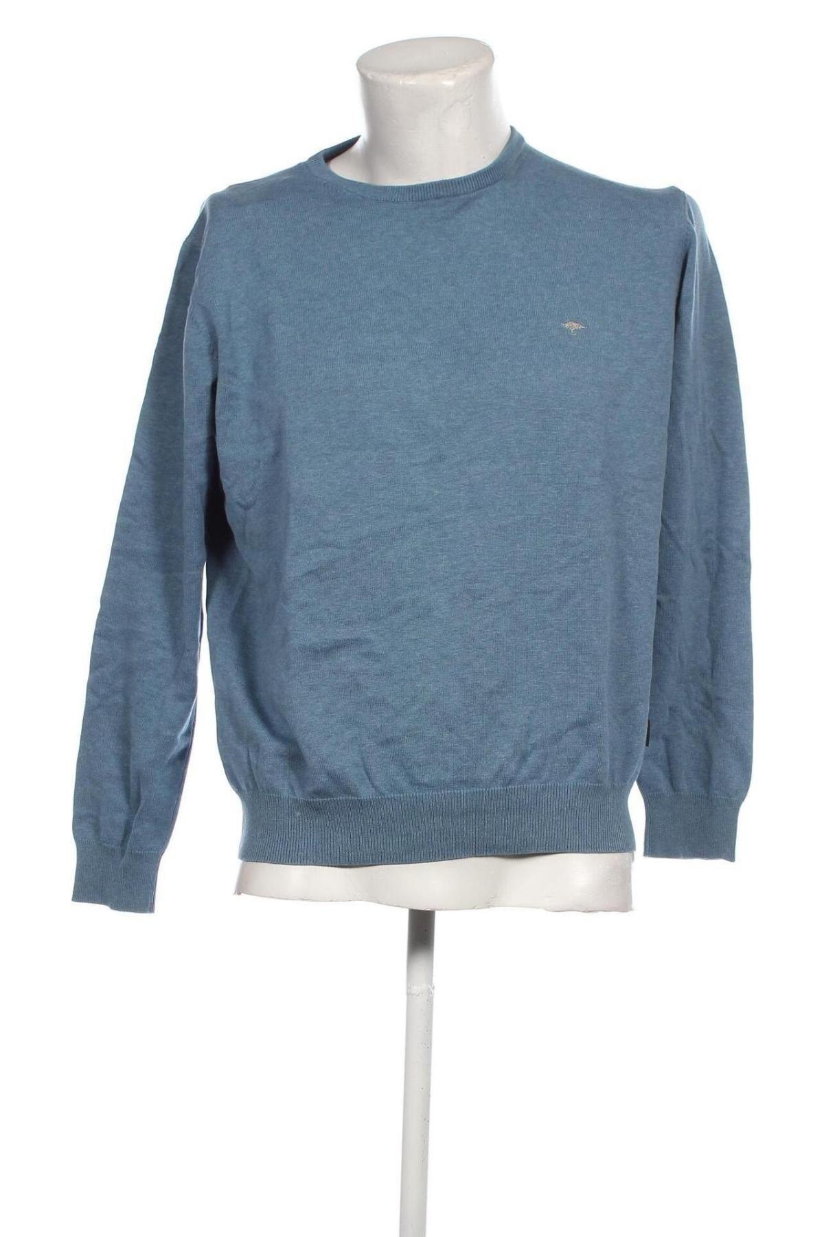 Ανδρικό πουλόβερ Fynch-Hatton, Μέγεθος L, Χρώμα Μπλέ, Τιμή 17,26 €