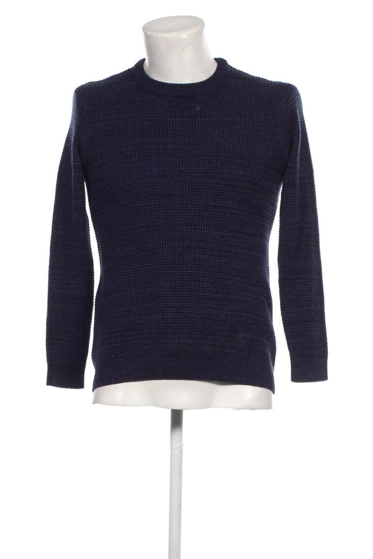 Мъжки пуловер H&M, Размер S, Цвят Син, Цена 8,41 лв.