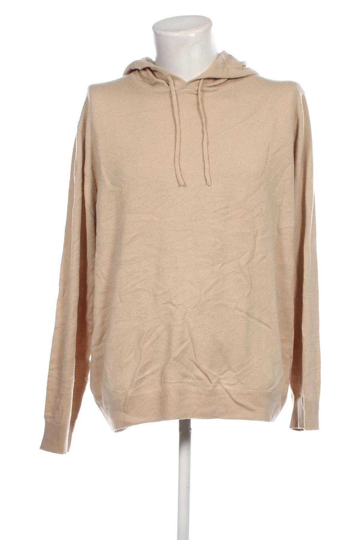 Ανδρικό πουλόβερ H&M, Μέγεθος XL, Χρώμα  Μπέζ, Τιμή 6,64 €