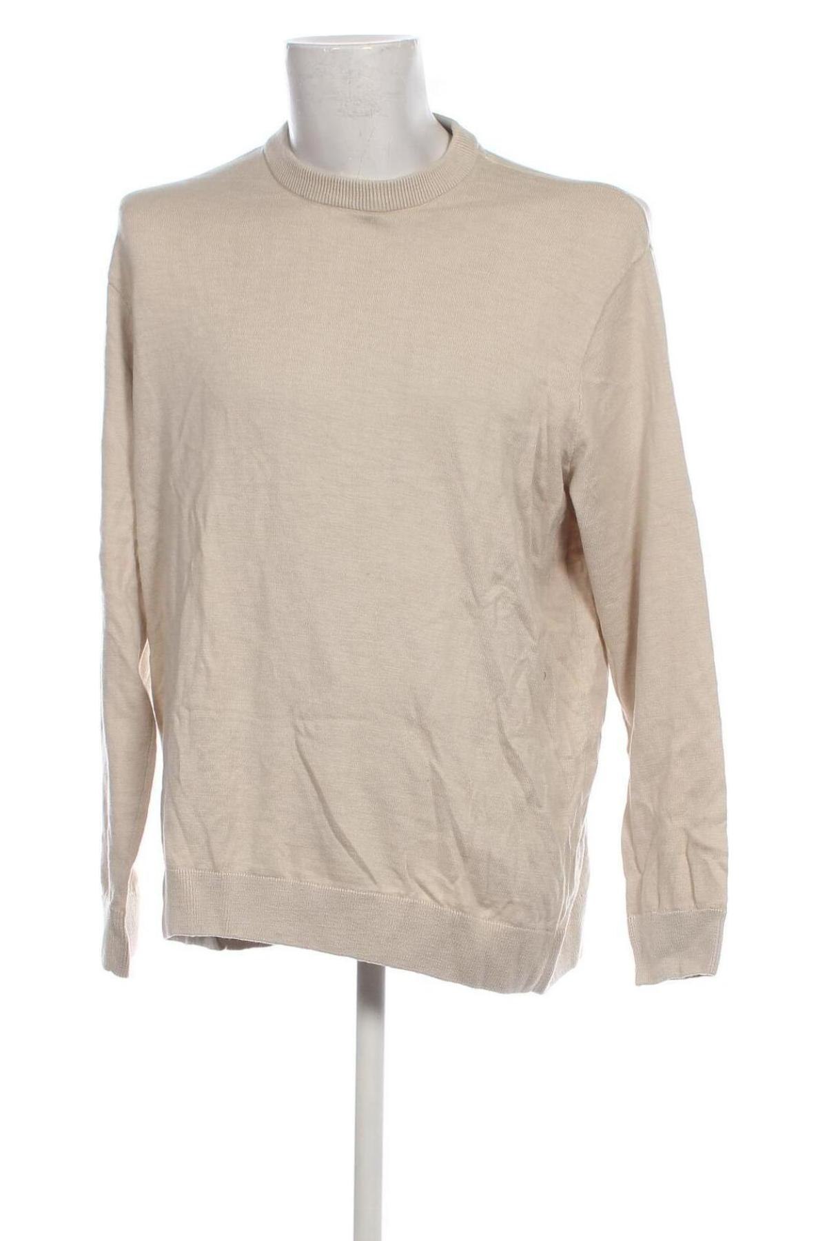 Herrenpullover H&M, Größe L, Farbe Ecru, Preis 6,05 €