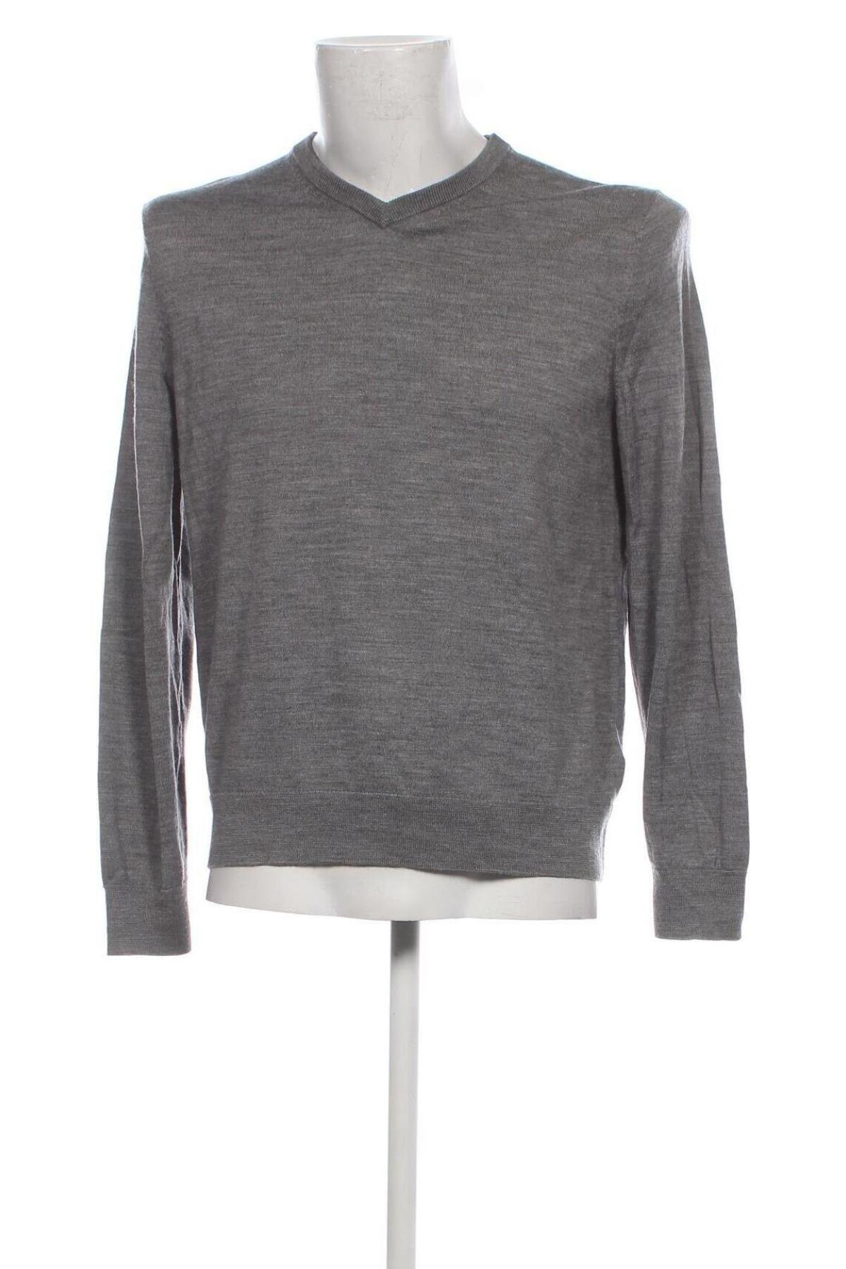 Мъжки пуловер H&M, Размер L, Цвят Сив, Цена 8,12 лв.