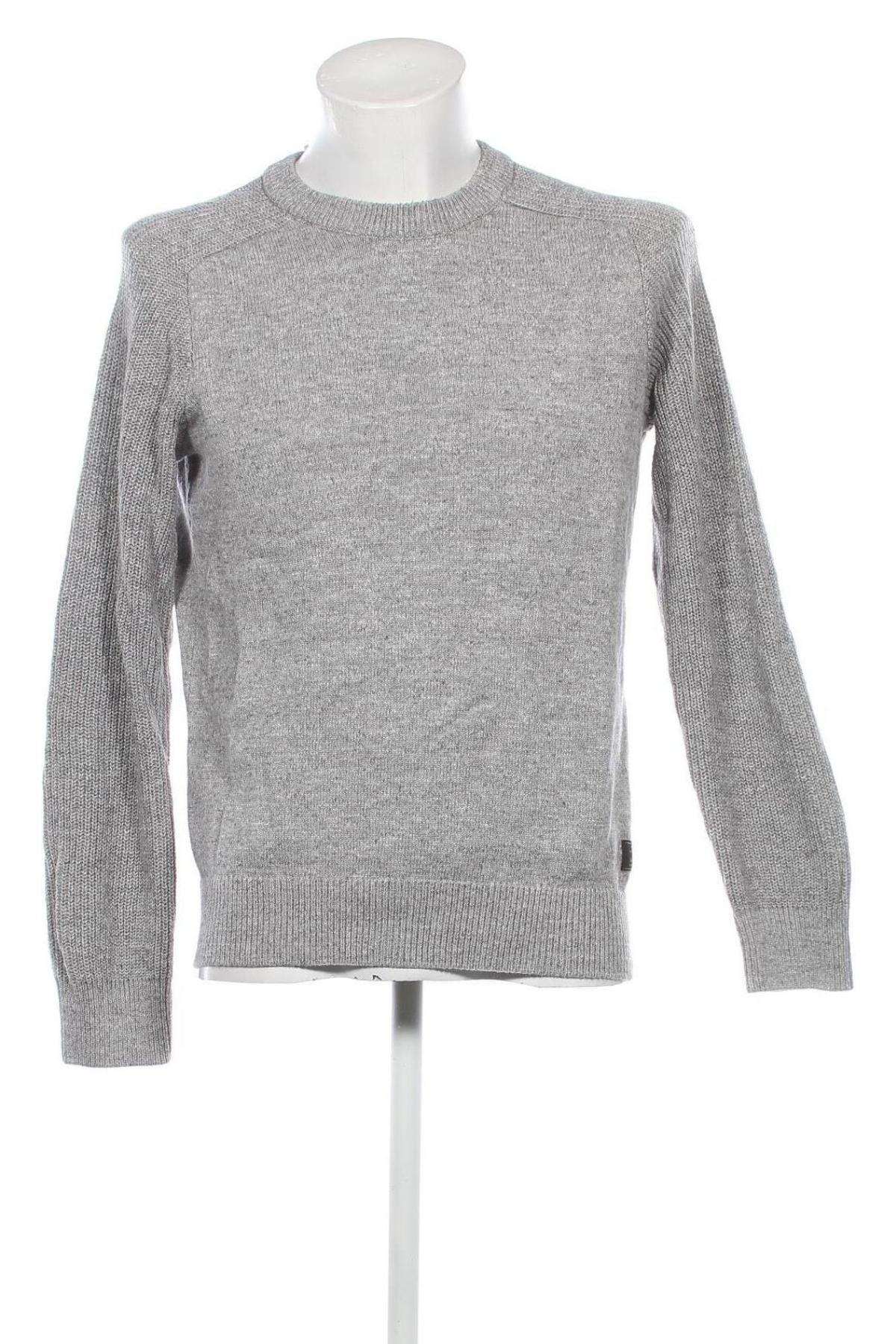 Ανδρικό πουλόβερ H&M L.O.G.G., Μέγεθος M, Χρώμα Γκρί, Τιμή 7,18 €