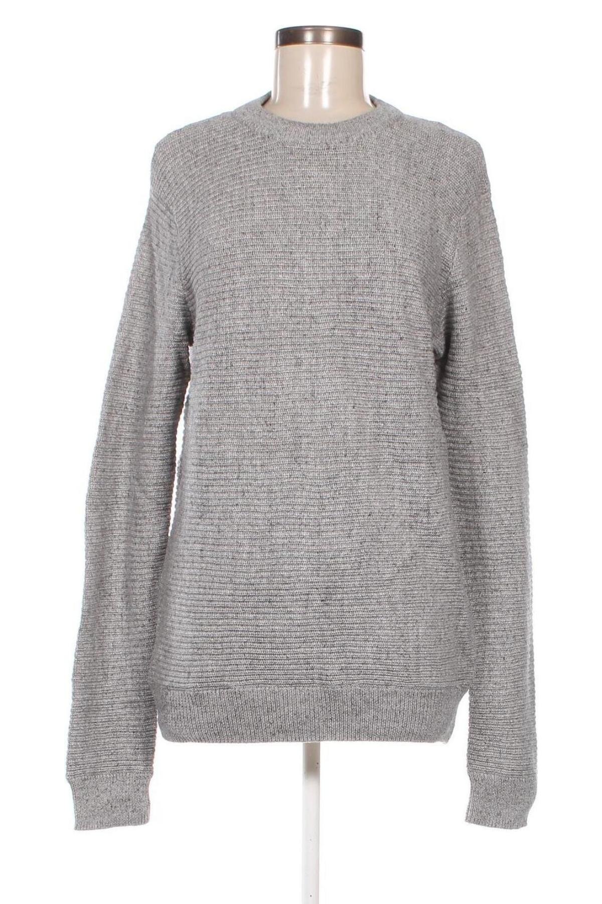 Ανδρικό πουλόβερ H&M L.O.G.G., Μέγεθος M, Χρώμα Γκρί, Τιμή 5,92 €