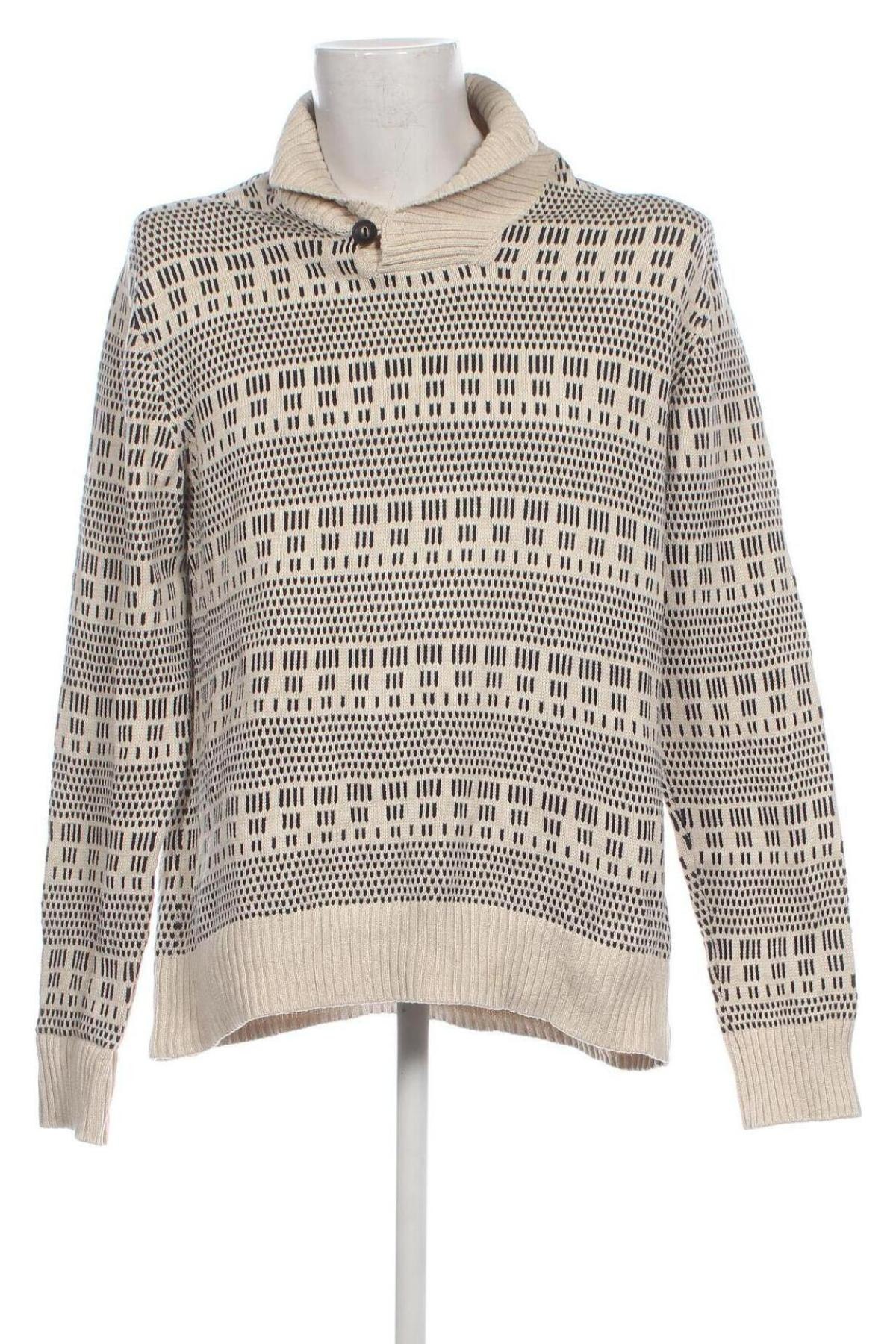 Męski sweter H&M L.O.G.G., Rozmiar XL, Kolor Kolorowy, Cena 24,12 zł