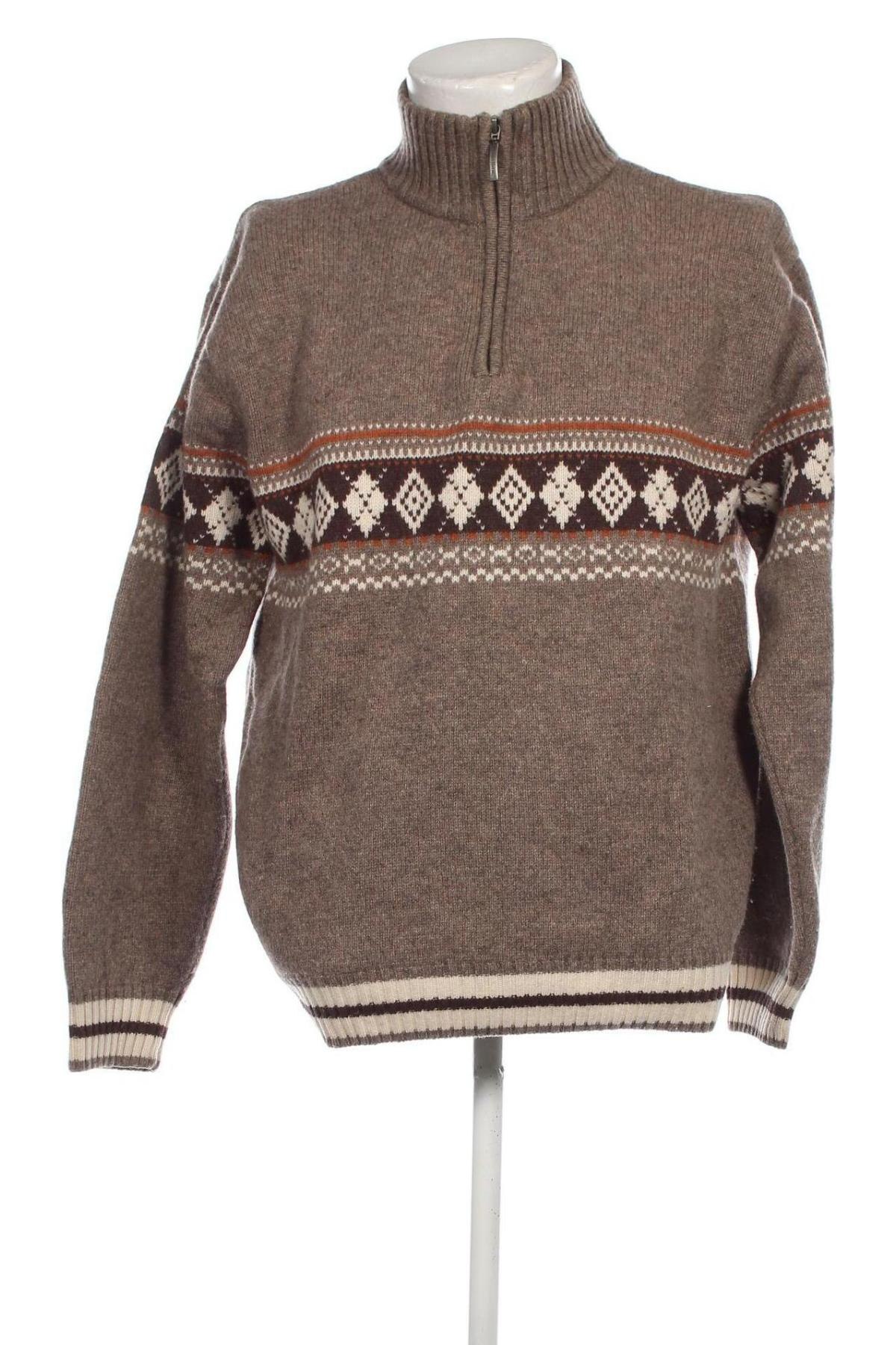 Мъжки пуловер Human Nature, Размер XL, Цвят Кафяв, Цена 10,73 лв.