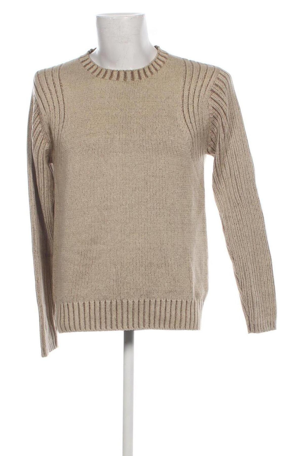 Herrenpullover Identity, Größe L, Farbe Beige, Preis 6,99 €