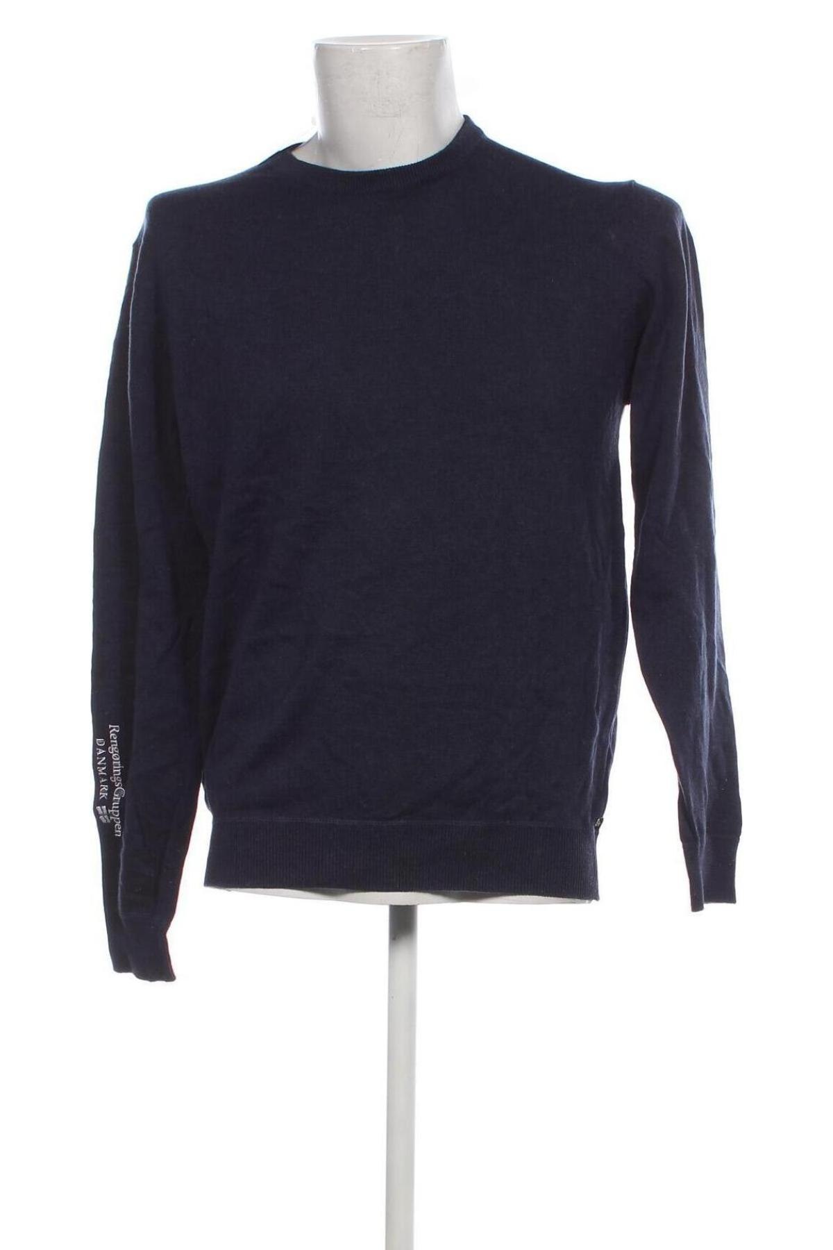 Ανδρικό πουλόβερ J.t. Ascott, Μέγεθος L, Χρώμα Μπλέ, Τιμή 5,47 €