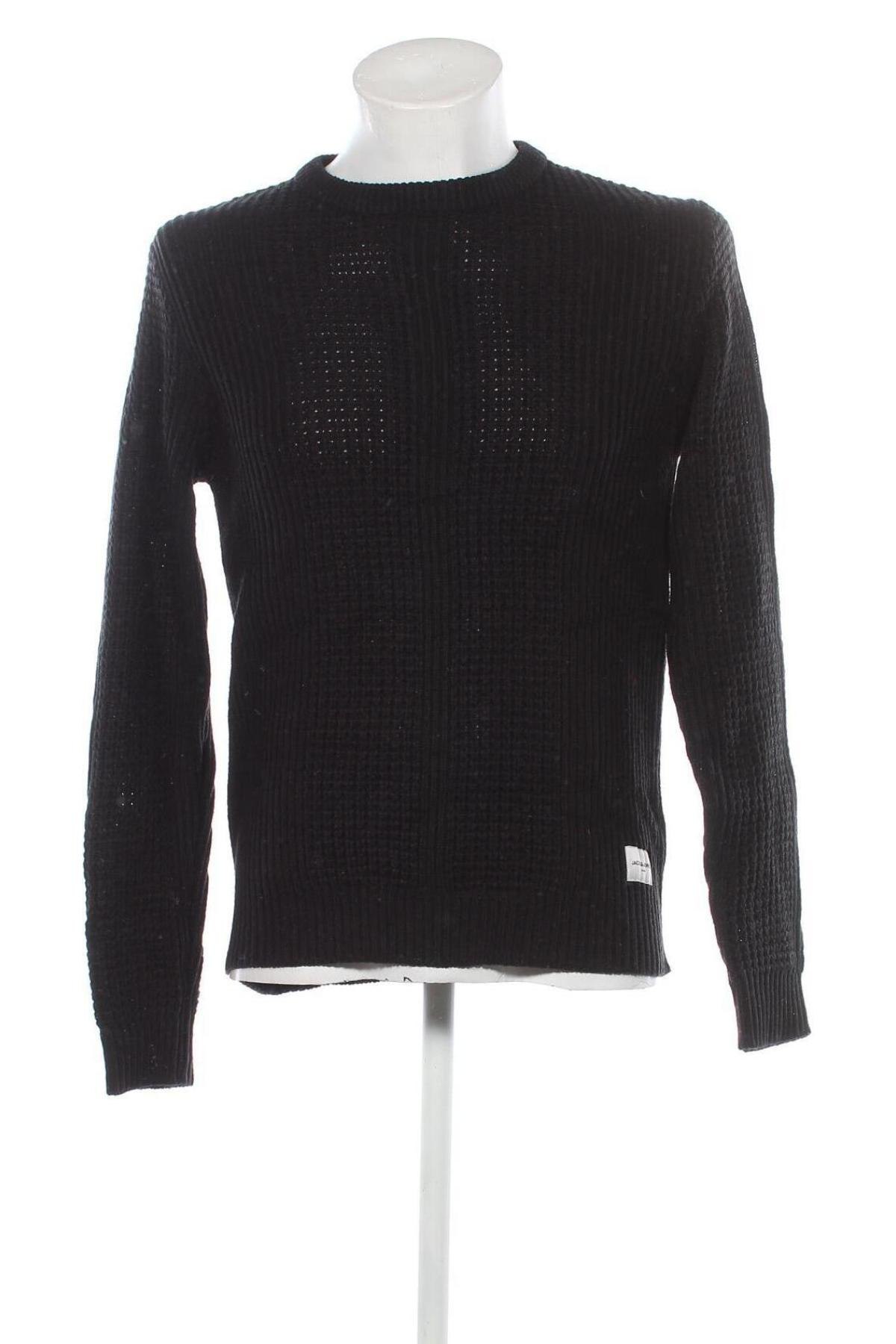 Мъжки пуловер Jack & Jones, Размер M, Цвят Черен, Цена 12,58 лв.
