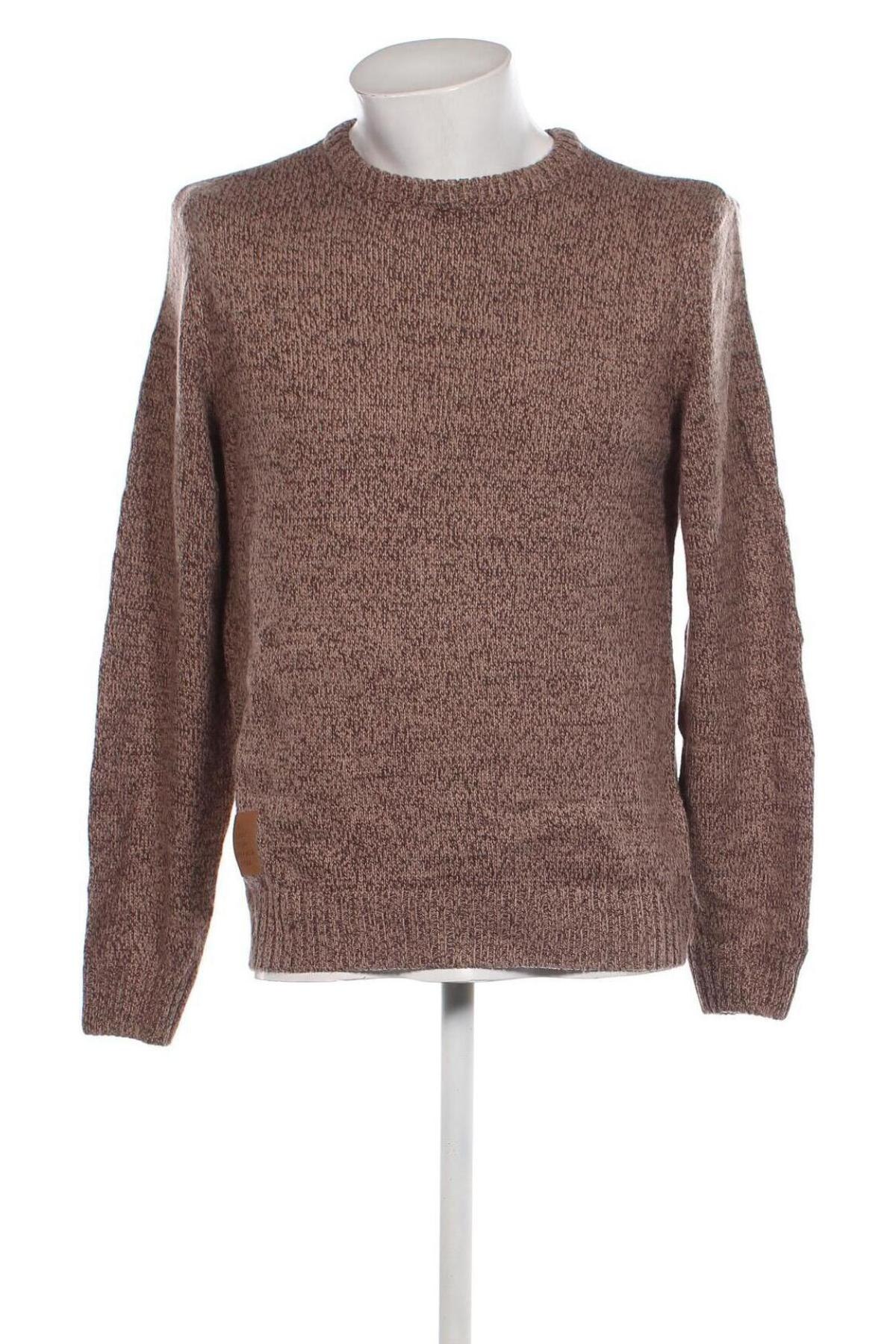 Мъжки пуловер John Baner, Размер M, Цвят Кафяв, Цена 9,57 лв.