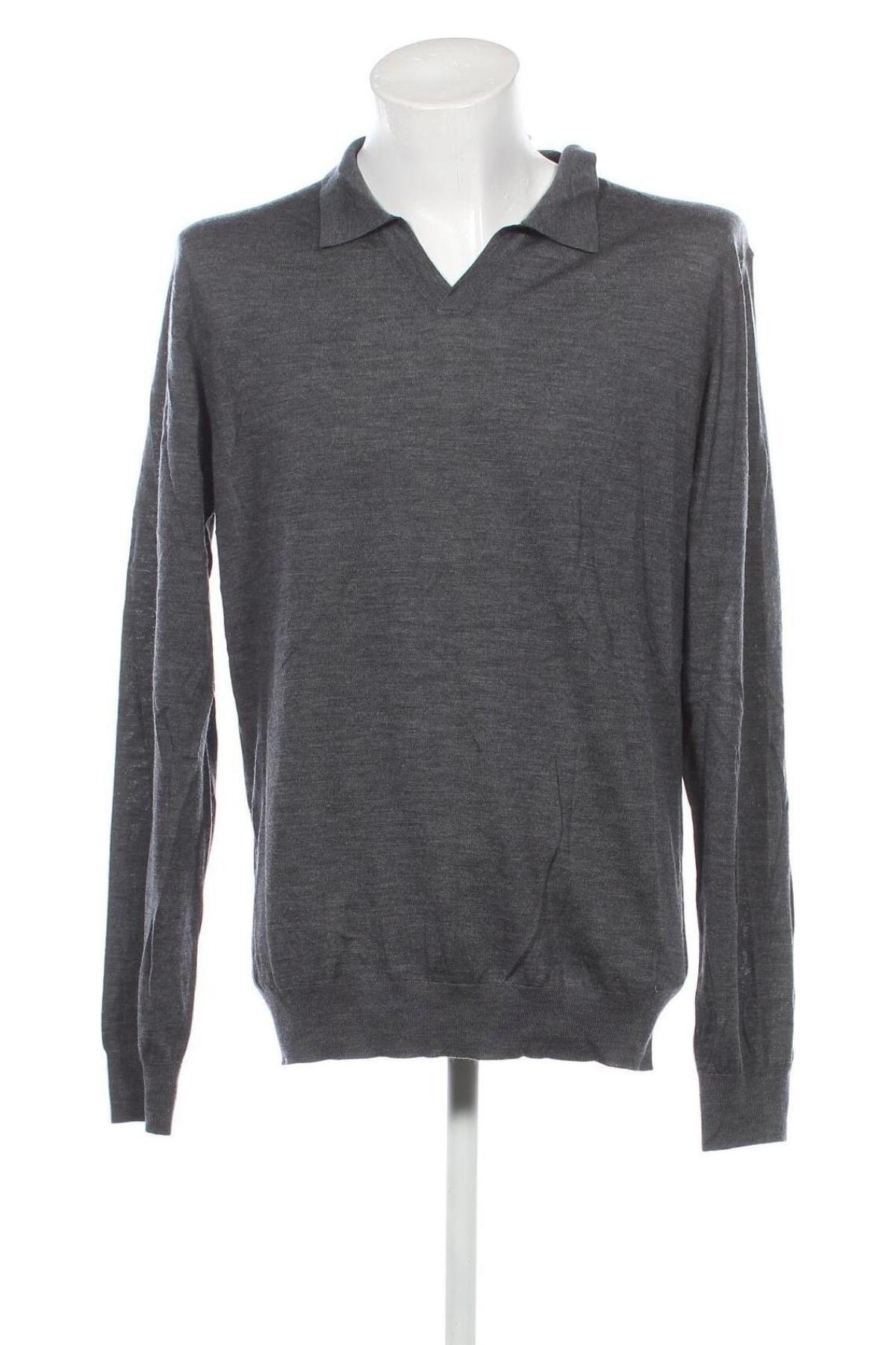 Ανδρικό πουλόβερ John Henric, Μέγεθος XL, Χρώμα Γκρί, Τιμή 39,40 €