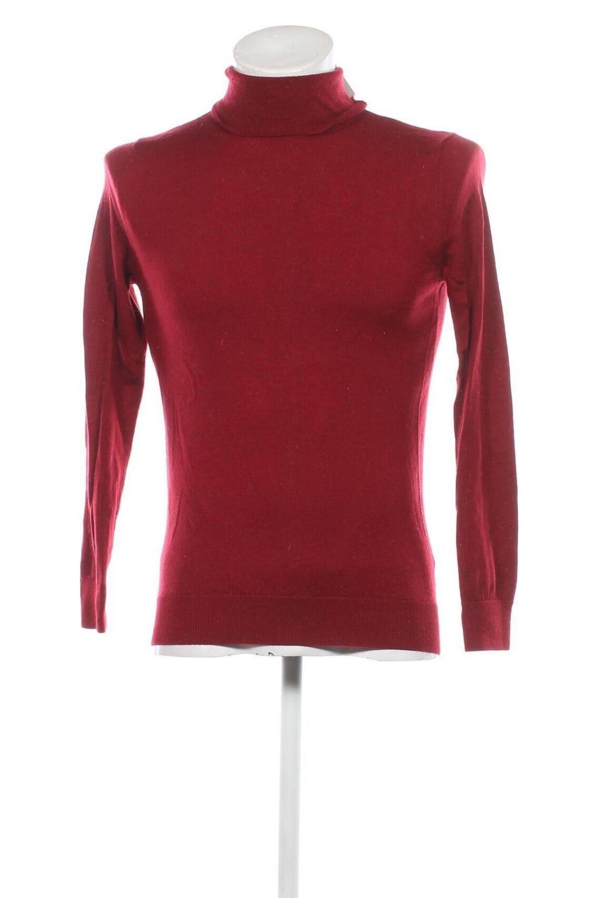 Мъжки пуловер John Henric, Размер M, Цвят Червен, Цена 29,60 лв.