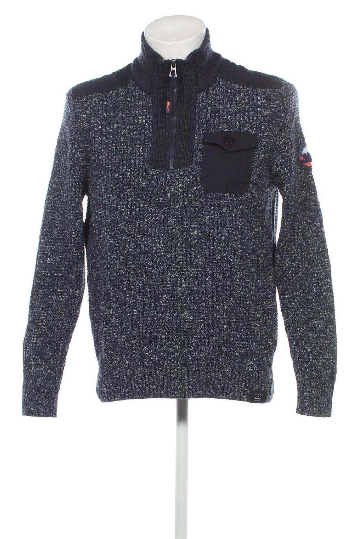 Ανδρικό πουλόβερ Lerros, Μέγεθος L, Χρώμα Μπλέ, Τιμή 4,00 €