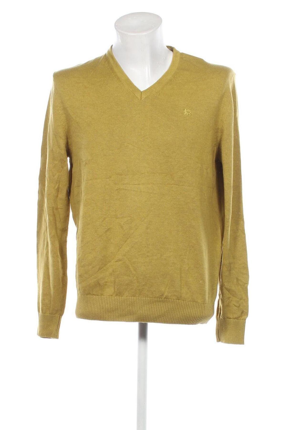 Мъжки пуловер Lerros, Размер L, Цвят Жълт, Цена 12,58 лв.