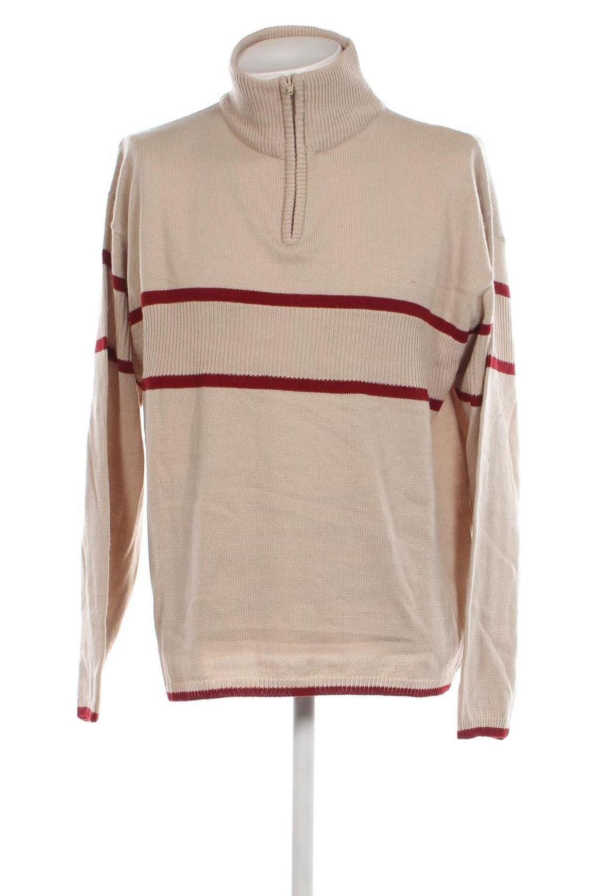 Ανδρικό πουλόβερ Milano, Μέγεθος XXL, Χρώμα  Μπέζ, Τιμή 6,64 €