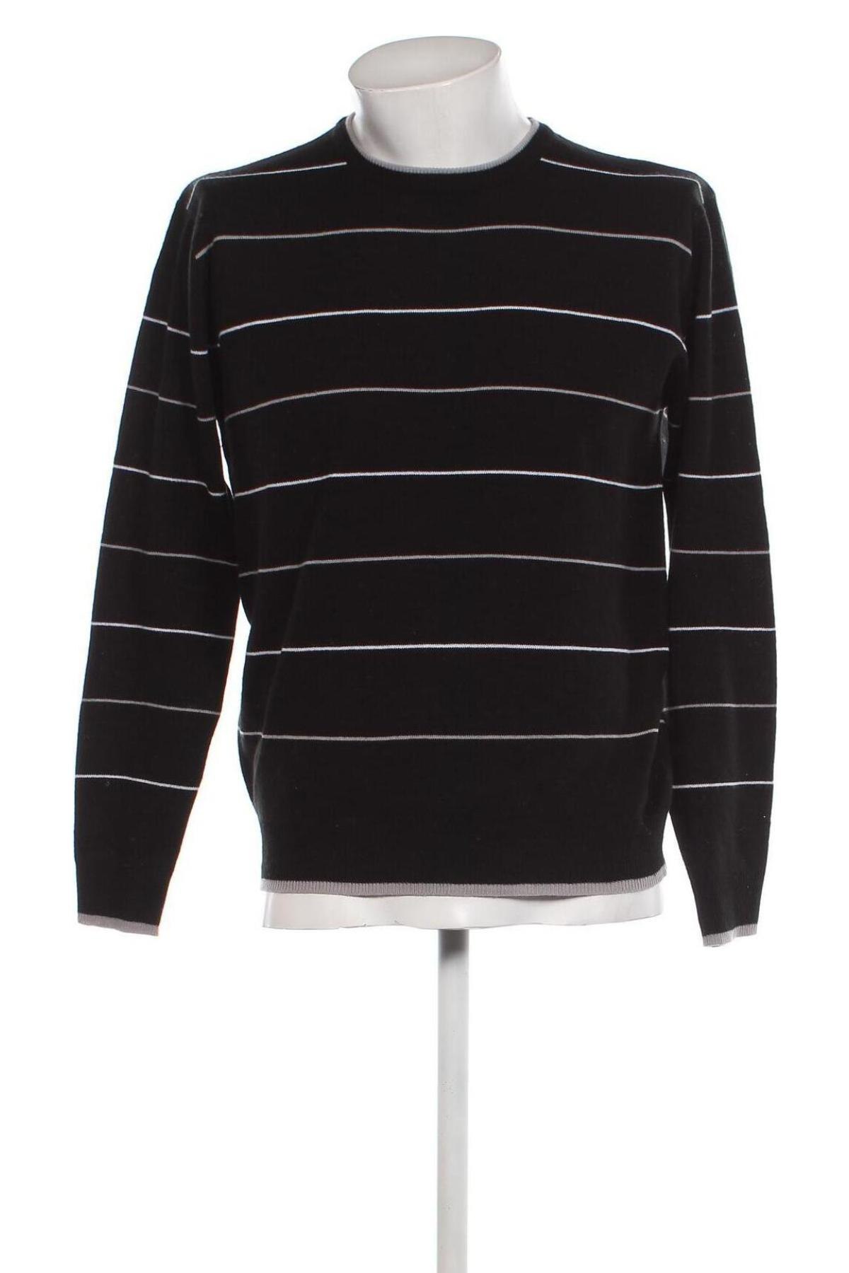 Ανδρικό πουλόβερ Okay, Μέγεθος M, Χρώμα Μαύρο, Τιμή 17,94 €