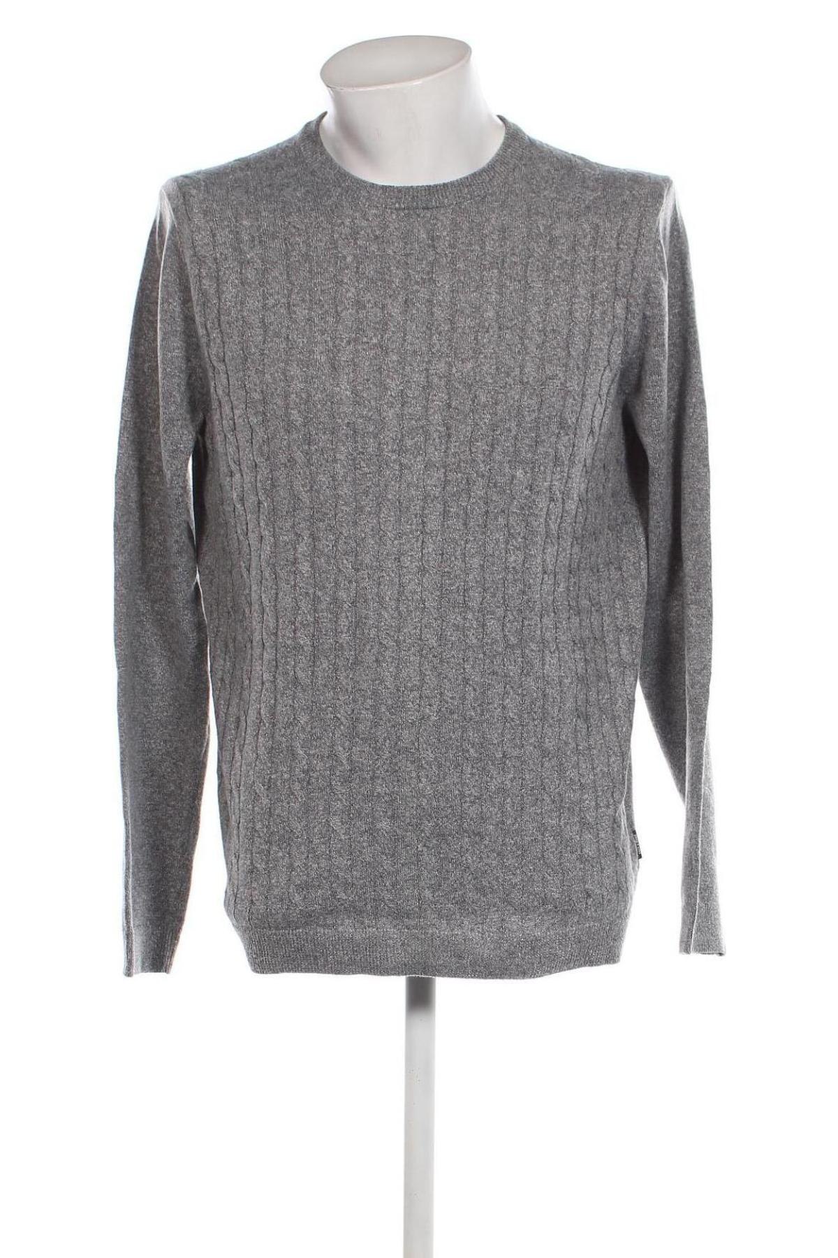 Herrenpullover Only & Sons, Größe L, Farbe Grau, Preis € 4,64