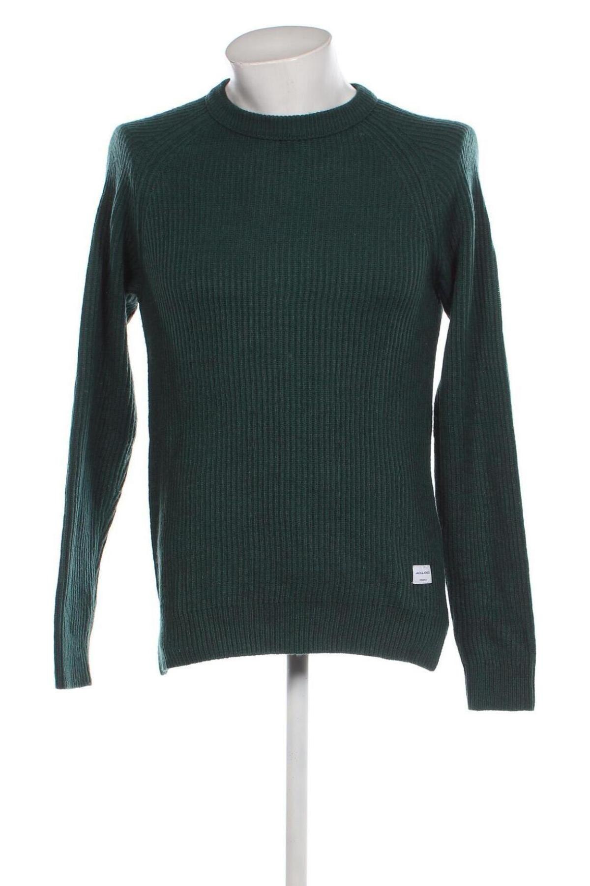 Ανδρικό πουλόβερ Originals By Jack & Jones, Μέγεθος S, Χρώμα Πράσινο, Τιμή 7,36 €