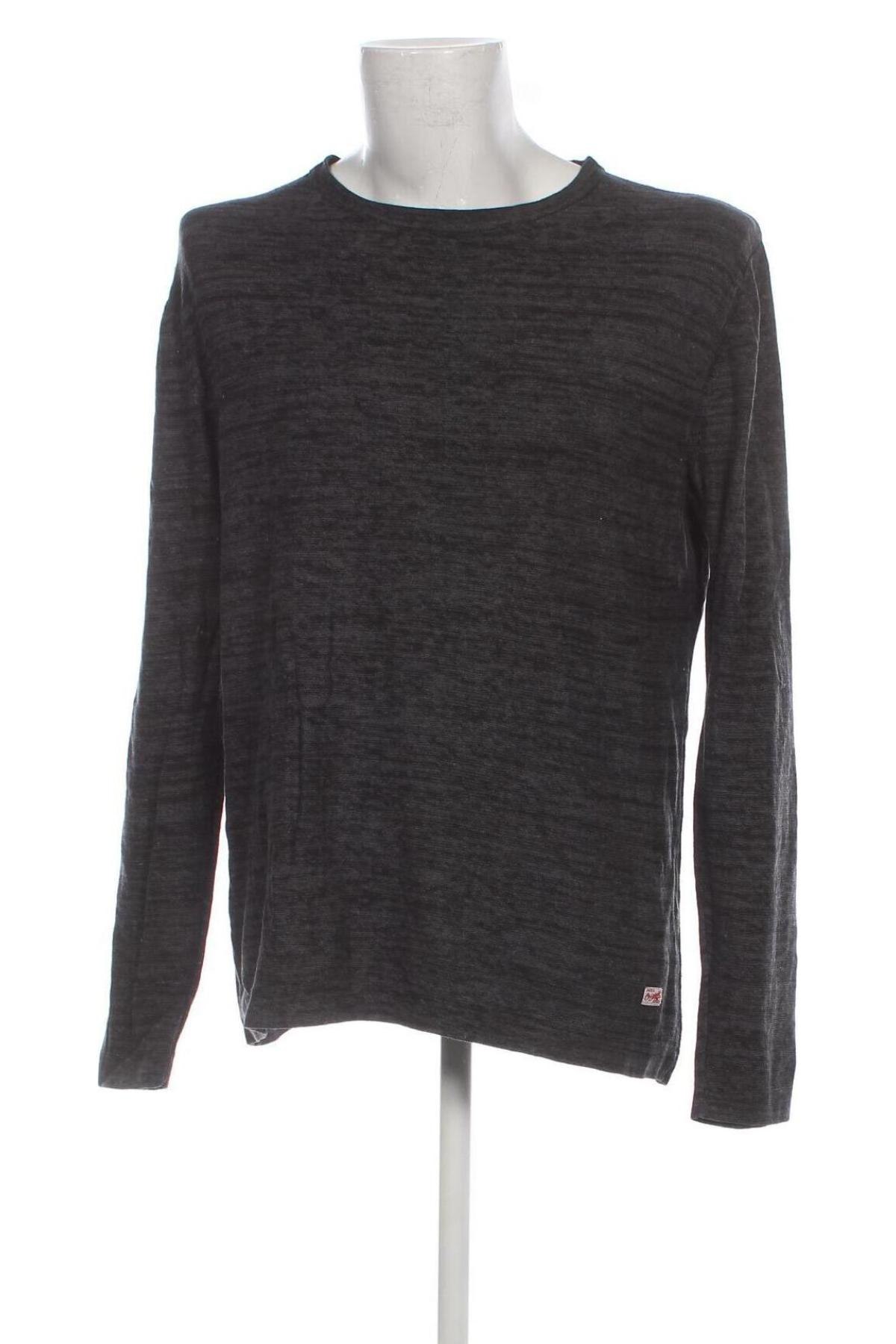 Ανδρικό πουλόβερ Originals By Jack & Jones, Μέγεθος XL, Χρώμα Γκρί, Τιμή 5,47 €