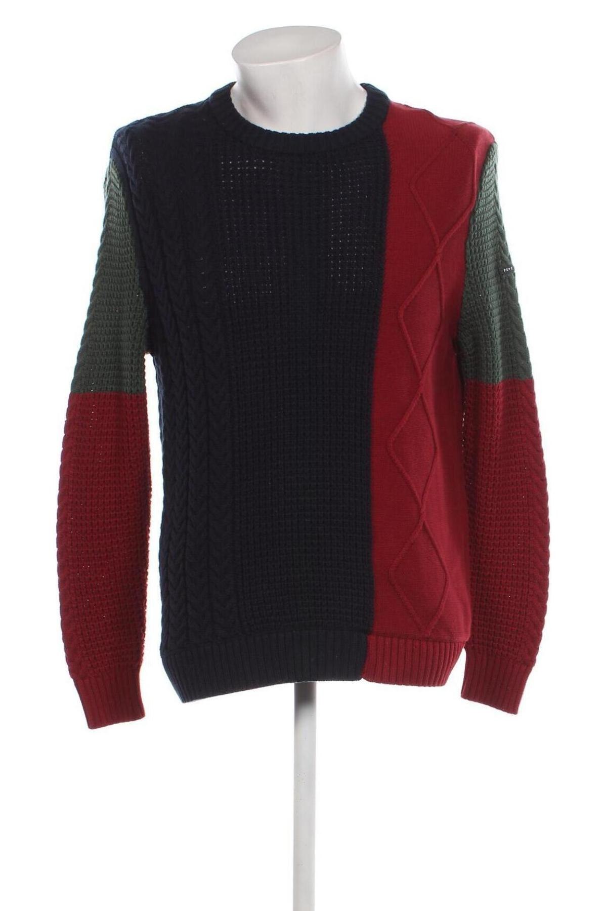 Мъжки пуловер Pepe Jeans, Размер M, Цвят Многоцветен, Цена 23,80 лв.