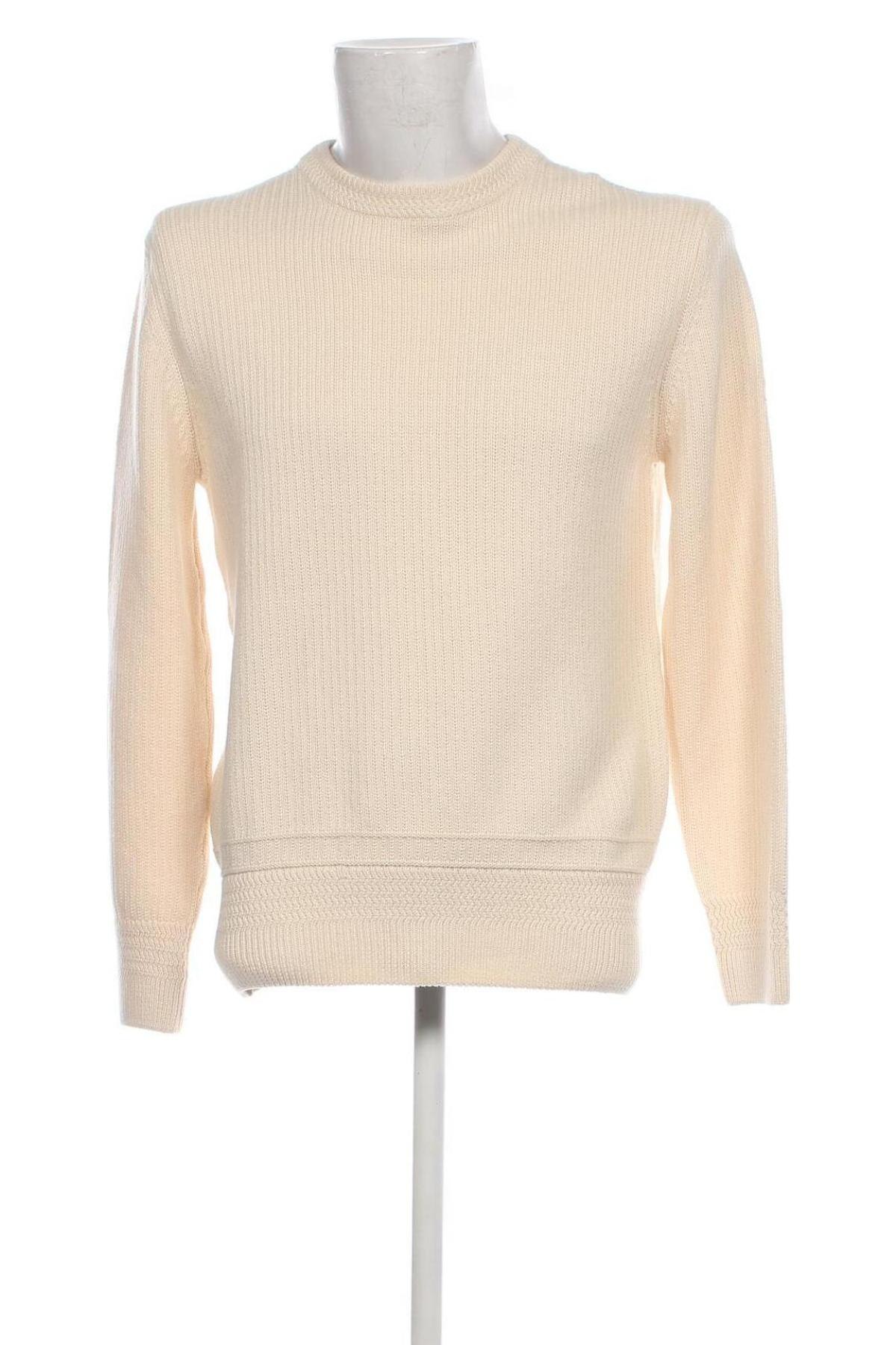 Herrenpullover Pepe Jeans, Größe M, Farbe Ecru, Preis 28,86 €