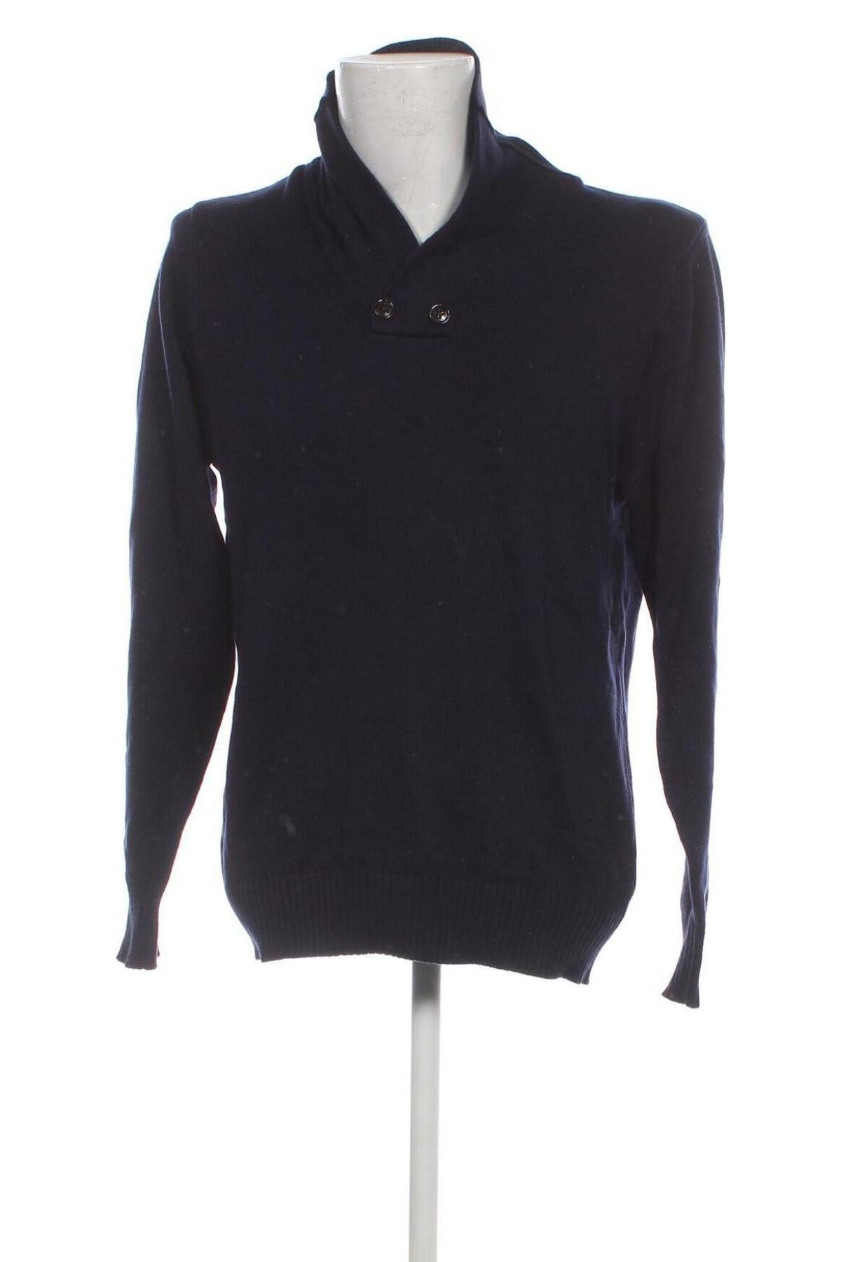 Мъжки пуловер Selected Homme, Размер L, Цвят Син, Цена 15,30 лв.