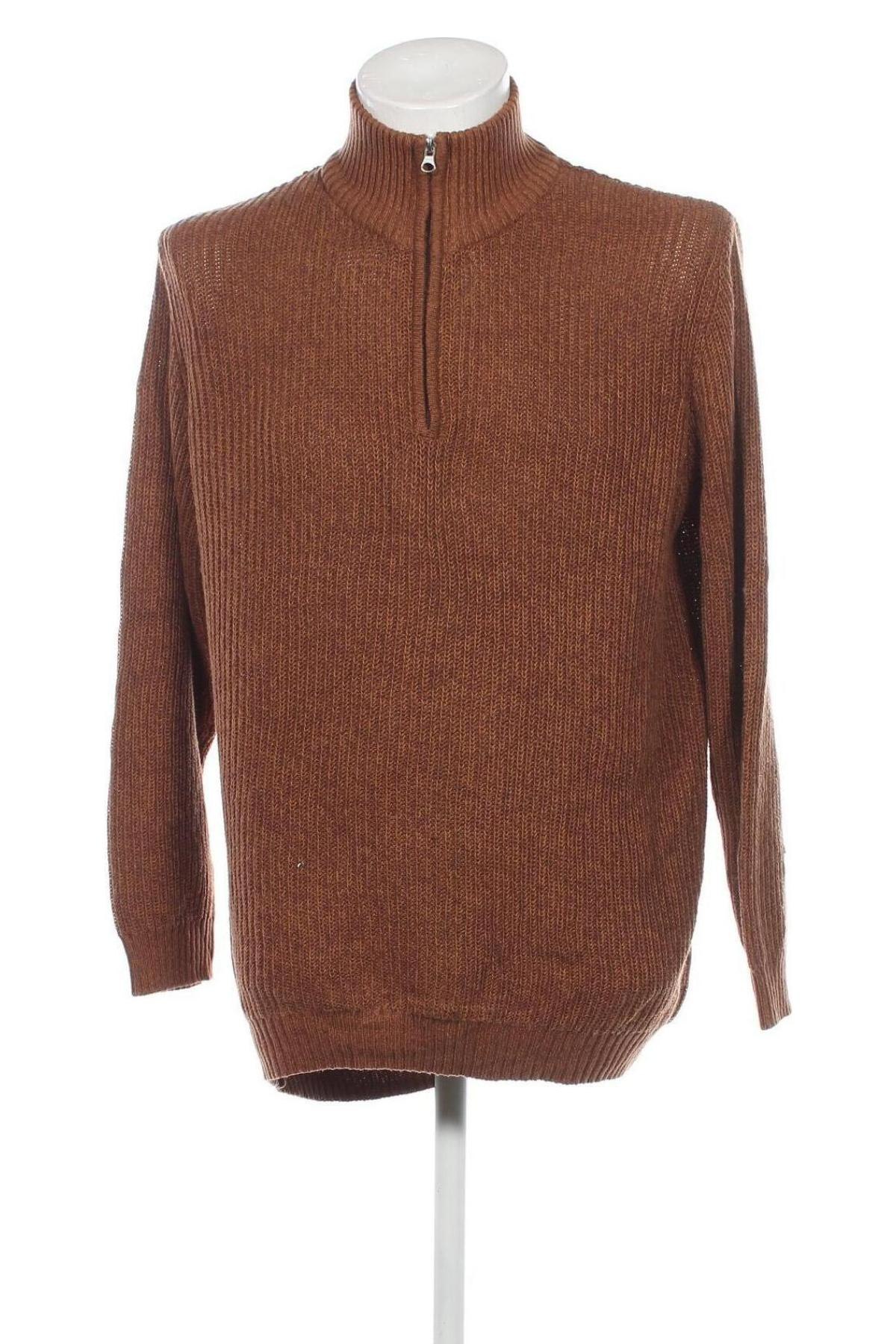 Мъжки пуловер Straight Up, Размер XL, Цвят Кафяв, Цена 14,21 лв.