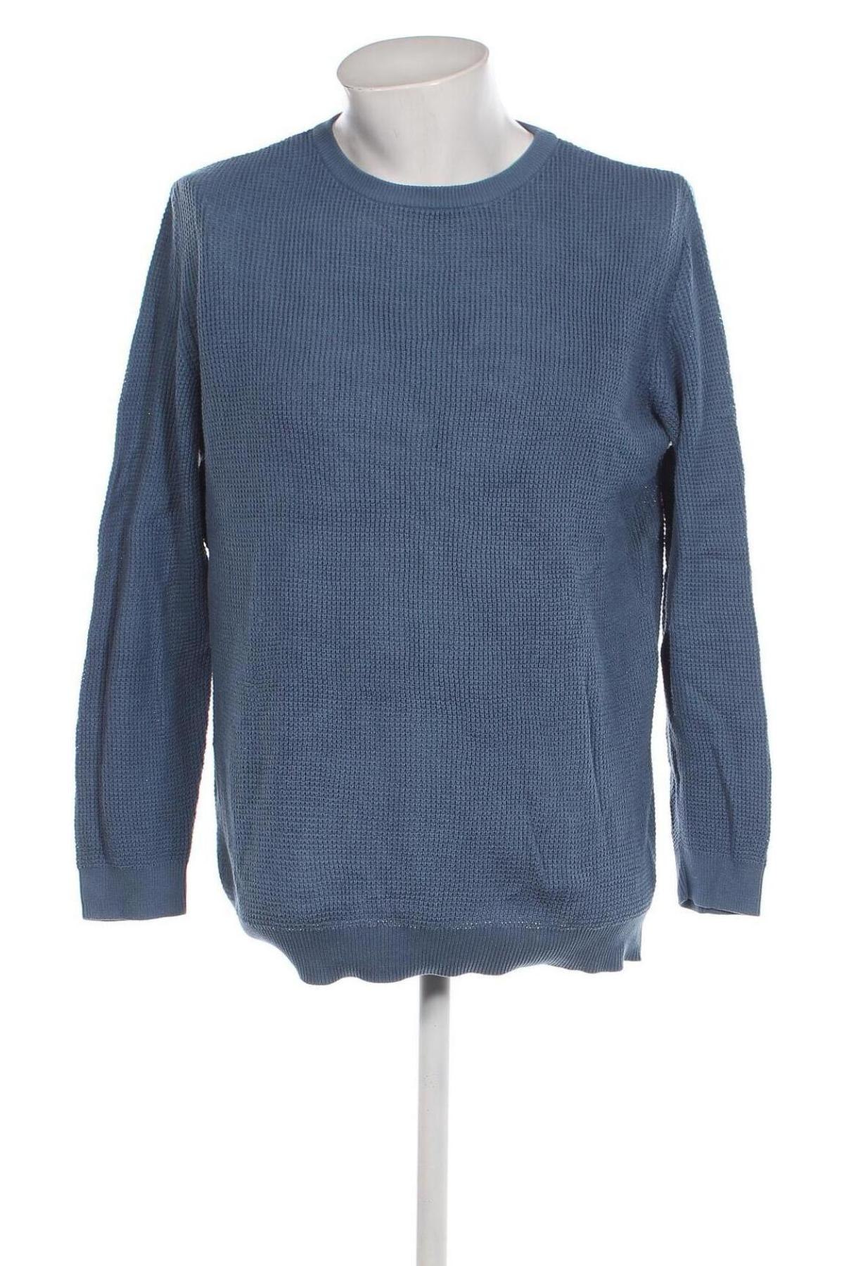 Ανδρικό πουλόβερ Straight Up, Μέγεθος L, Χρώμα Μπλέ, Τιμή 5,92 €