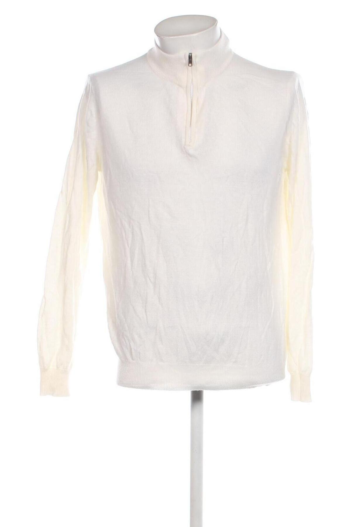 Ανδρικό πουλόβερ Threadbare, Μέγεθος L, Χρώμα Εκρού, Τιμή 7,18 €