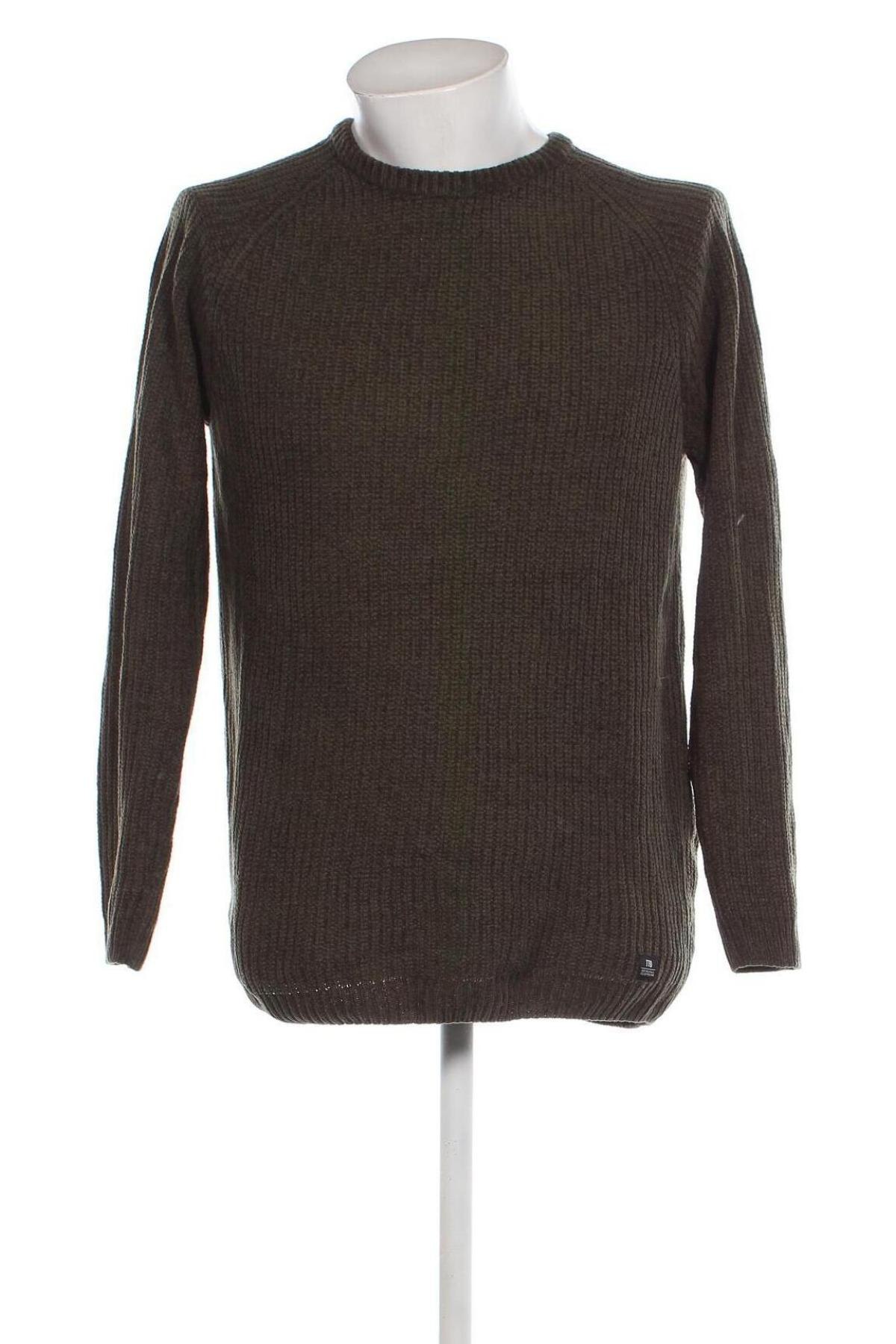 Herrenpullover Tom Tailor, Größe M, Farbe Grün, Preis 4,02 €