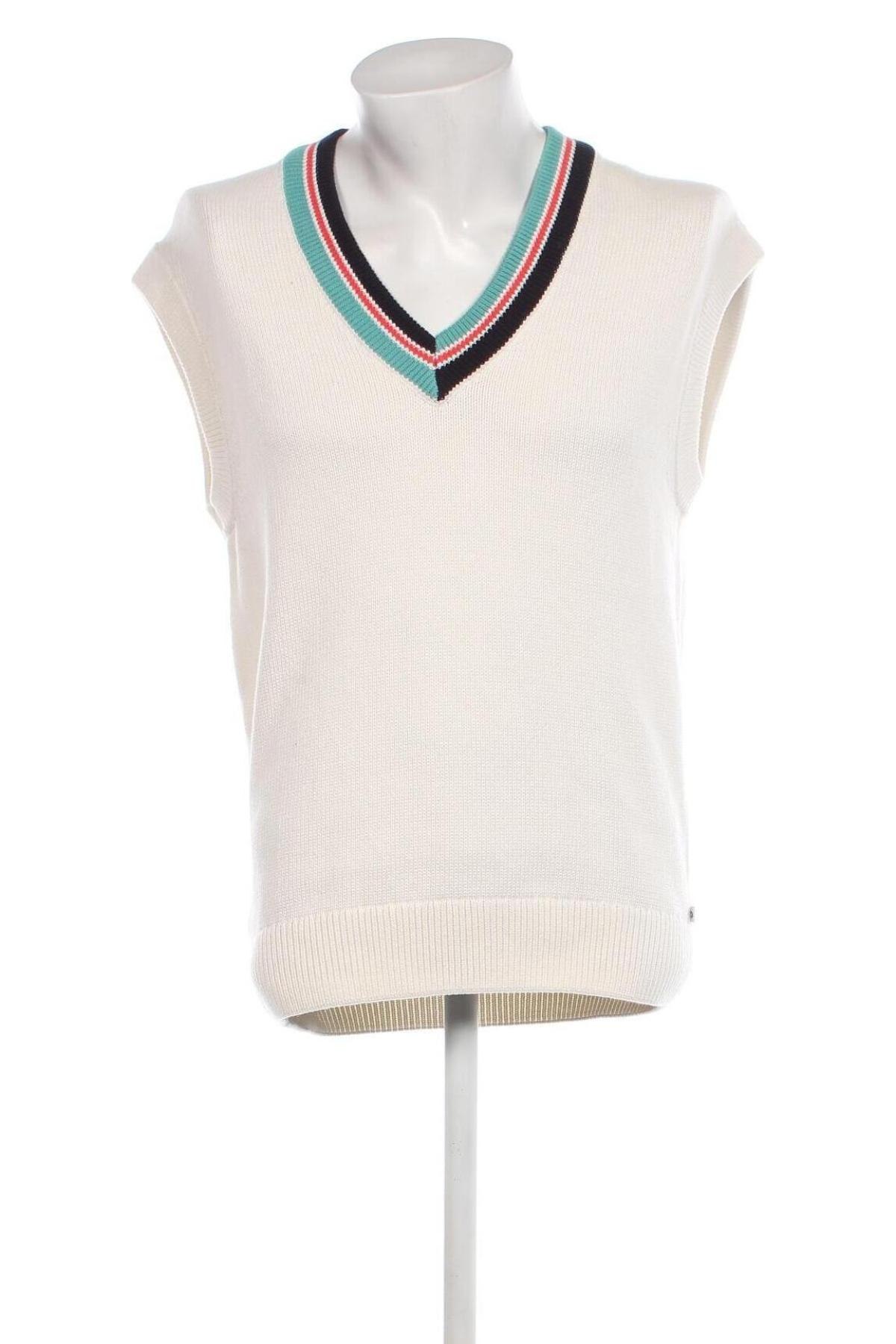 Ανδρικό πουλόβερ Tom Tailor, Μέγεθος M, Χρώμα Λευκό, Τιμή 10,72 €