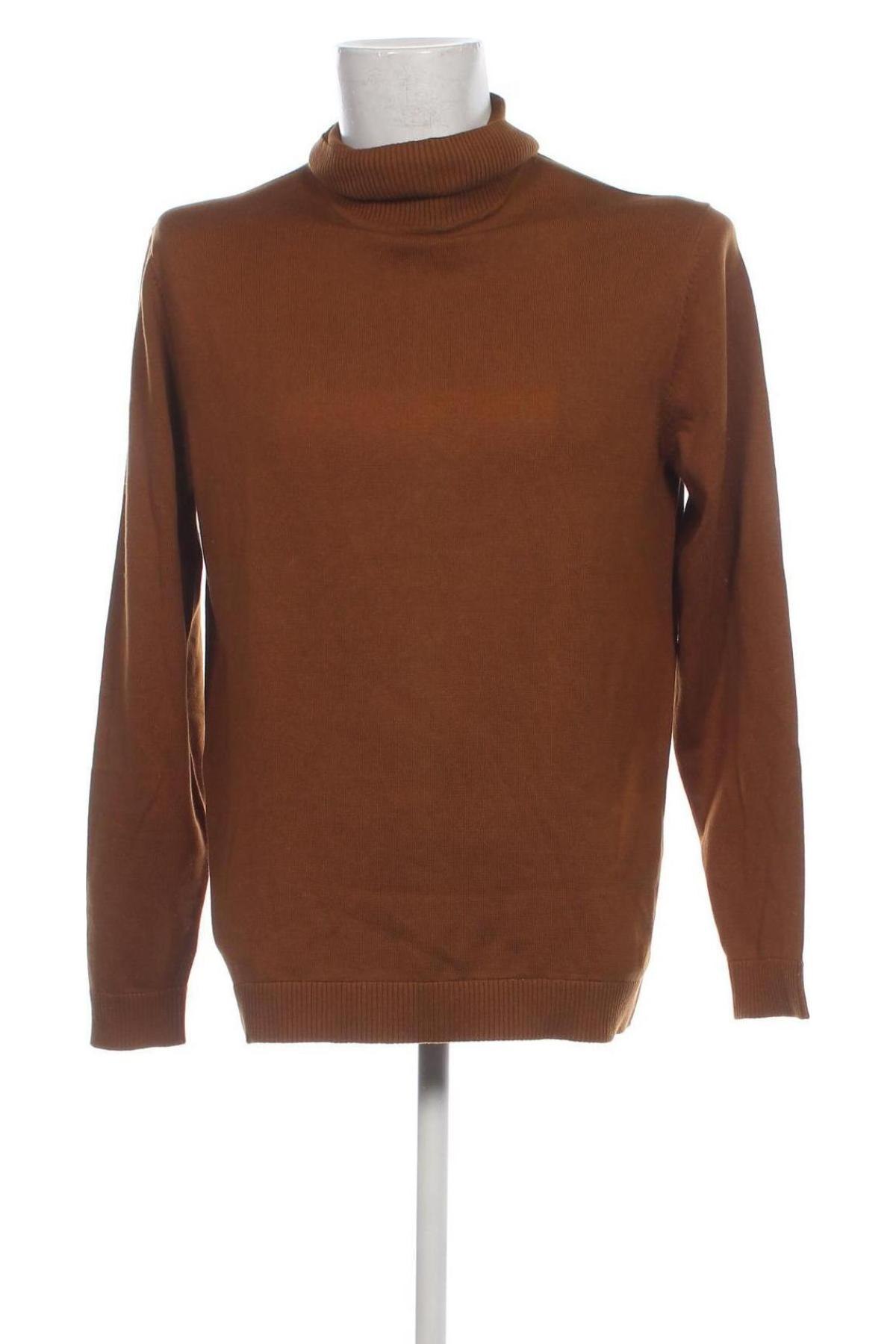 Мъжки пуловер Tom Tailor, Размер XL, Цвят Кафяв, Цена 20,02 лв.