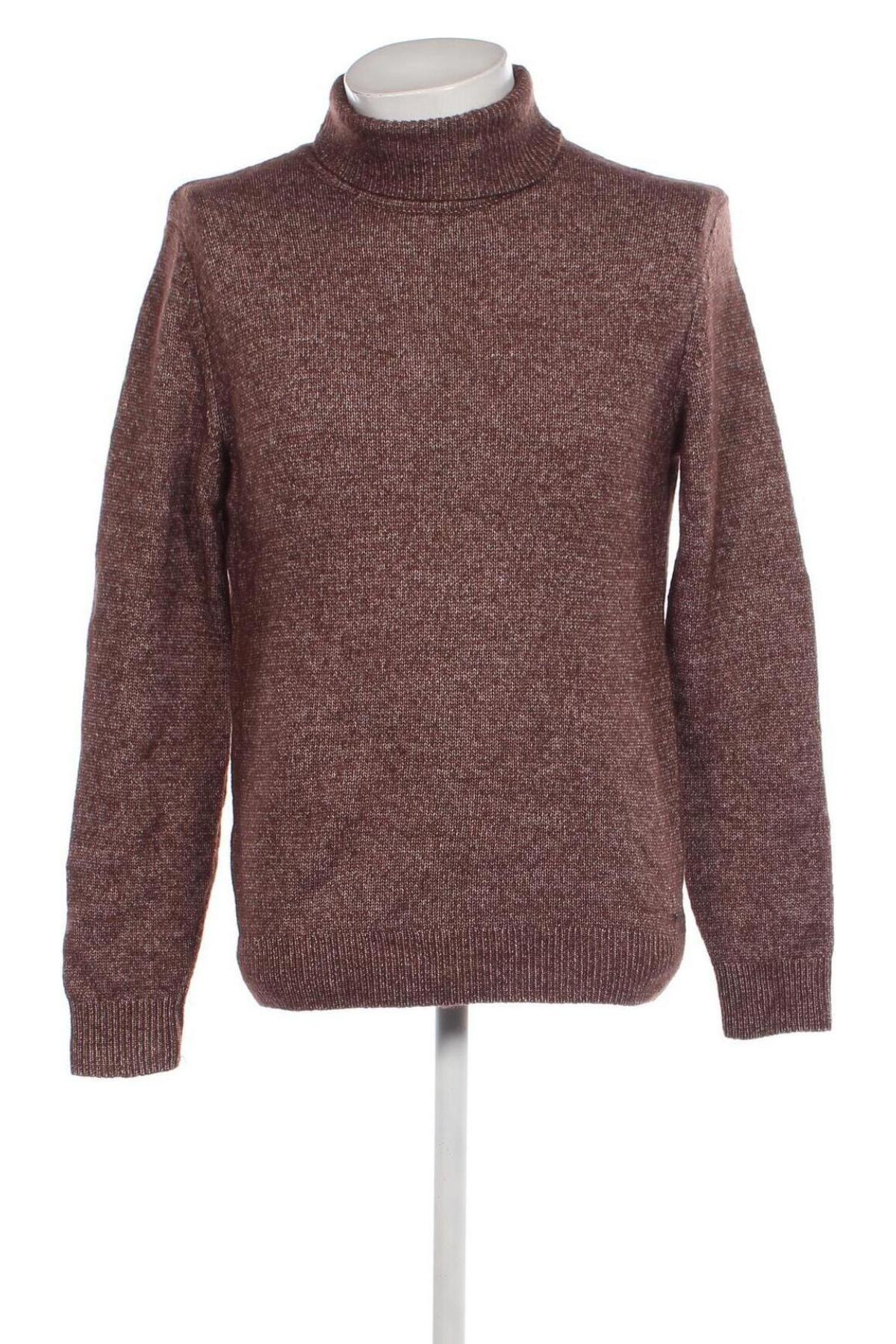 Ανδρικό πουλόβερ Tom Tailor, Μέγεθος M, Χρώμα Καφέ, Τιμή 7,78 €