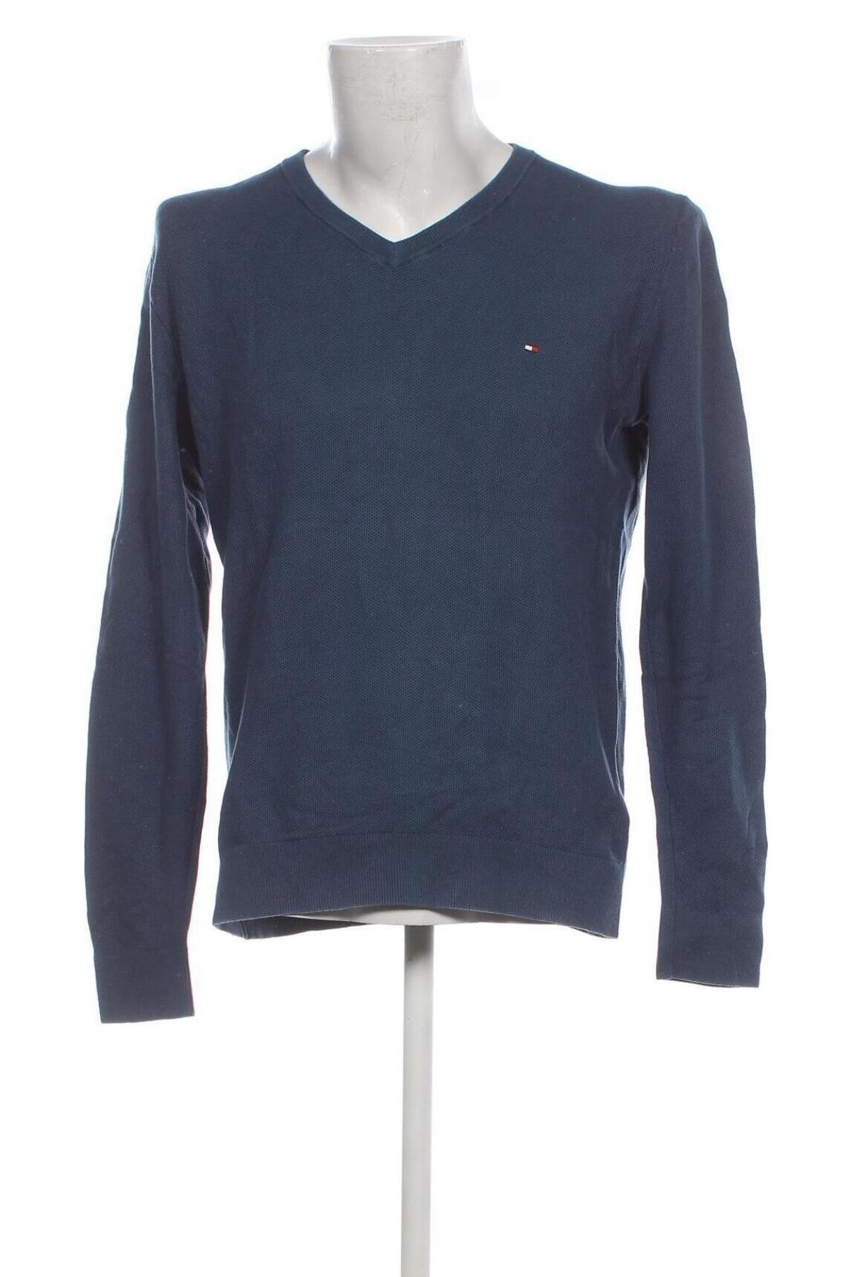 Pánský svetr  Tommy Hilfiger, Velikost XL, Barva Modrá, Cena  887,00 Kč