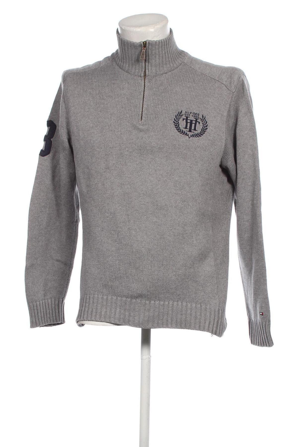 Herrenpullover Tommy Hilfiger, Größe M, Farbe Grau, Preis € 26,72