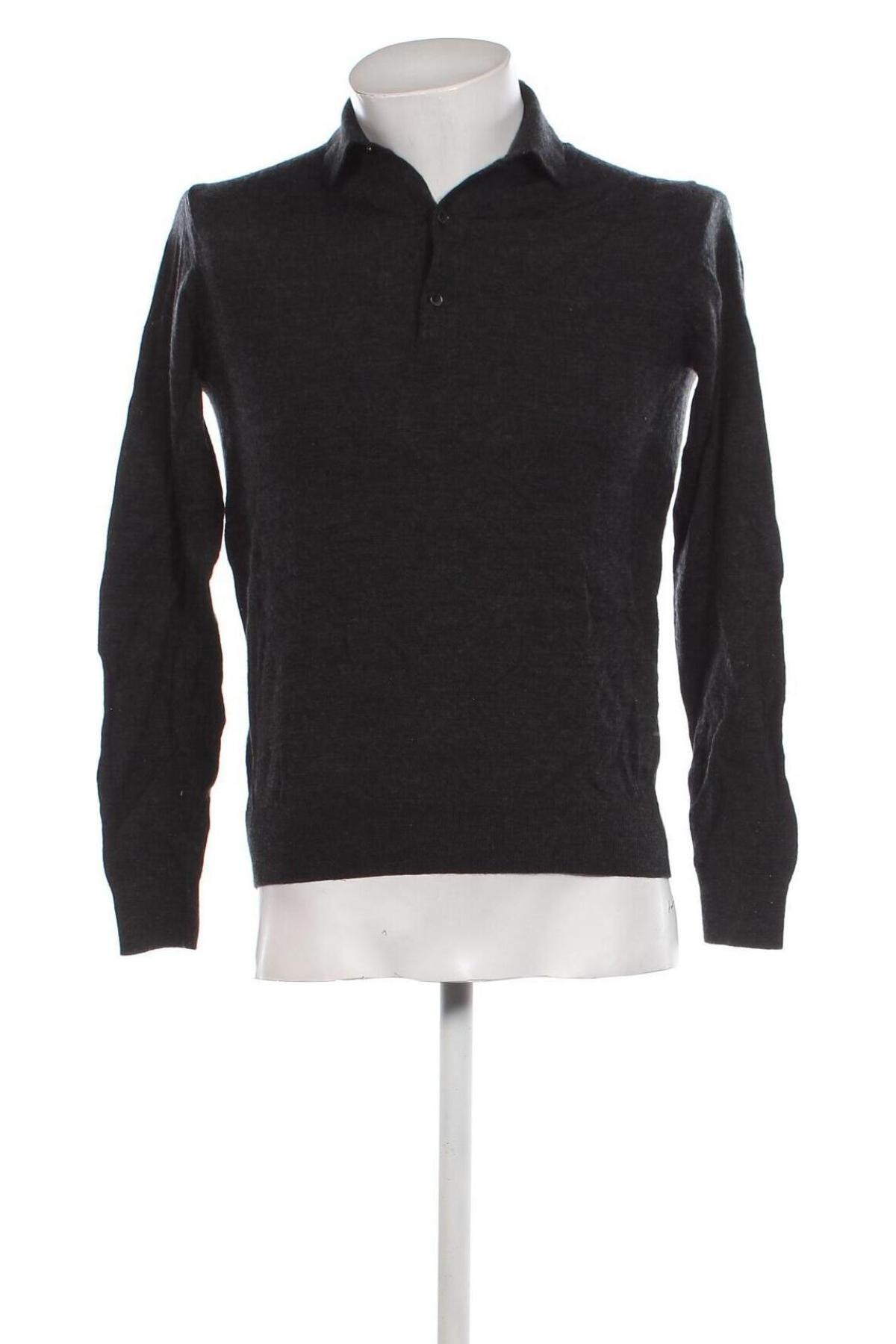 Мъжки пуловер Uniqlo, Размер S, Цвят Сив, Цена 8,50 лв.
