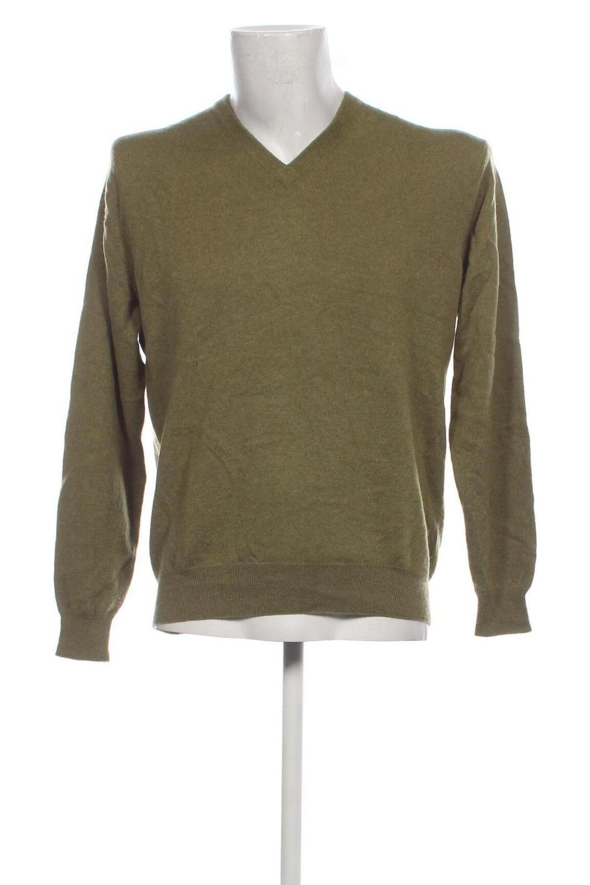 Мъжки пуловер Van Graaf, Размер M, Цвят Зелен, Цена 36,00 лв.