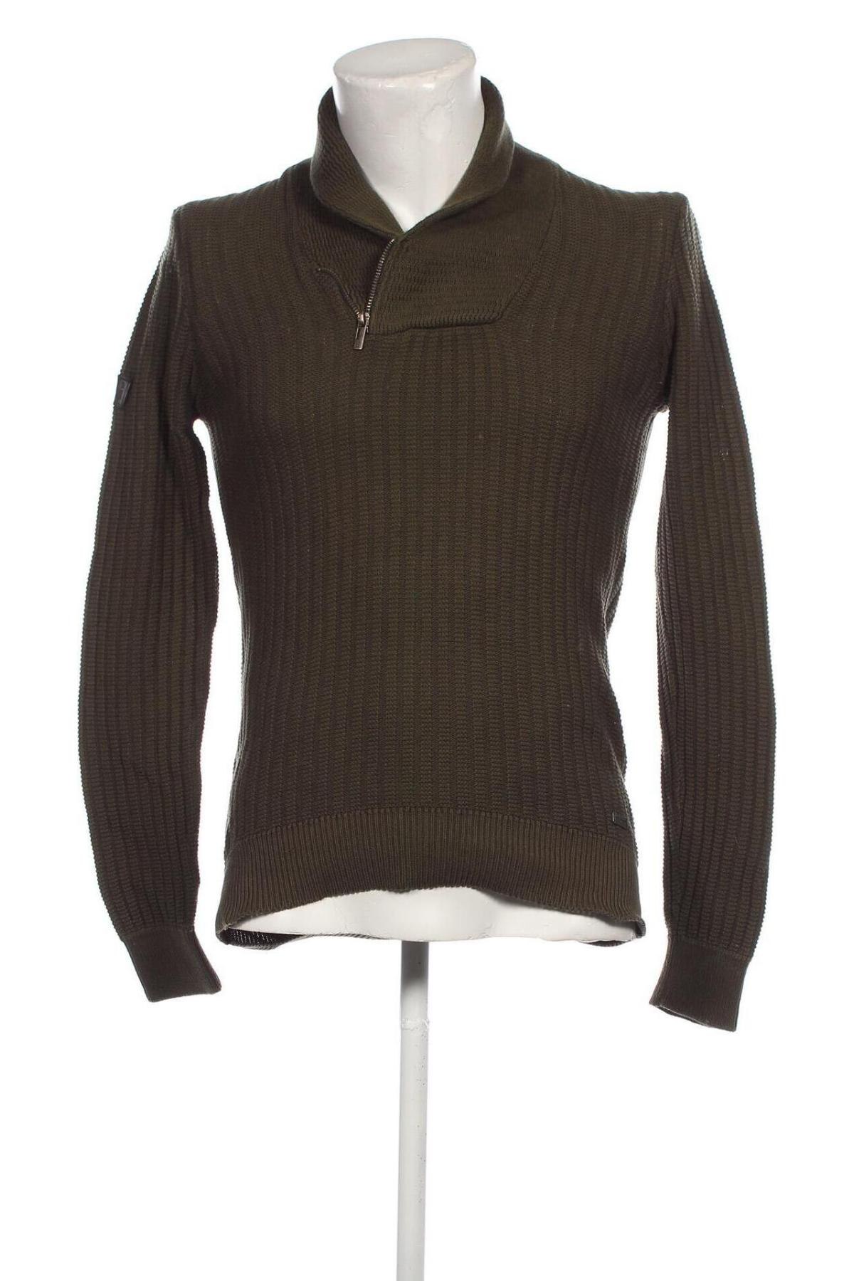 Ανδρικό πουλόβερ WE, Μέγεθος S, Χρώμα Πράσινο, Τιμή 7,18 €