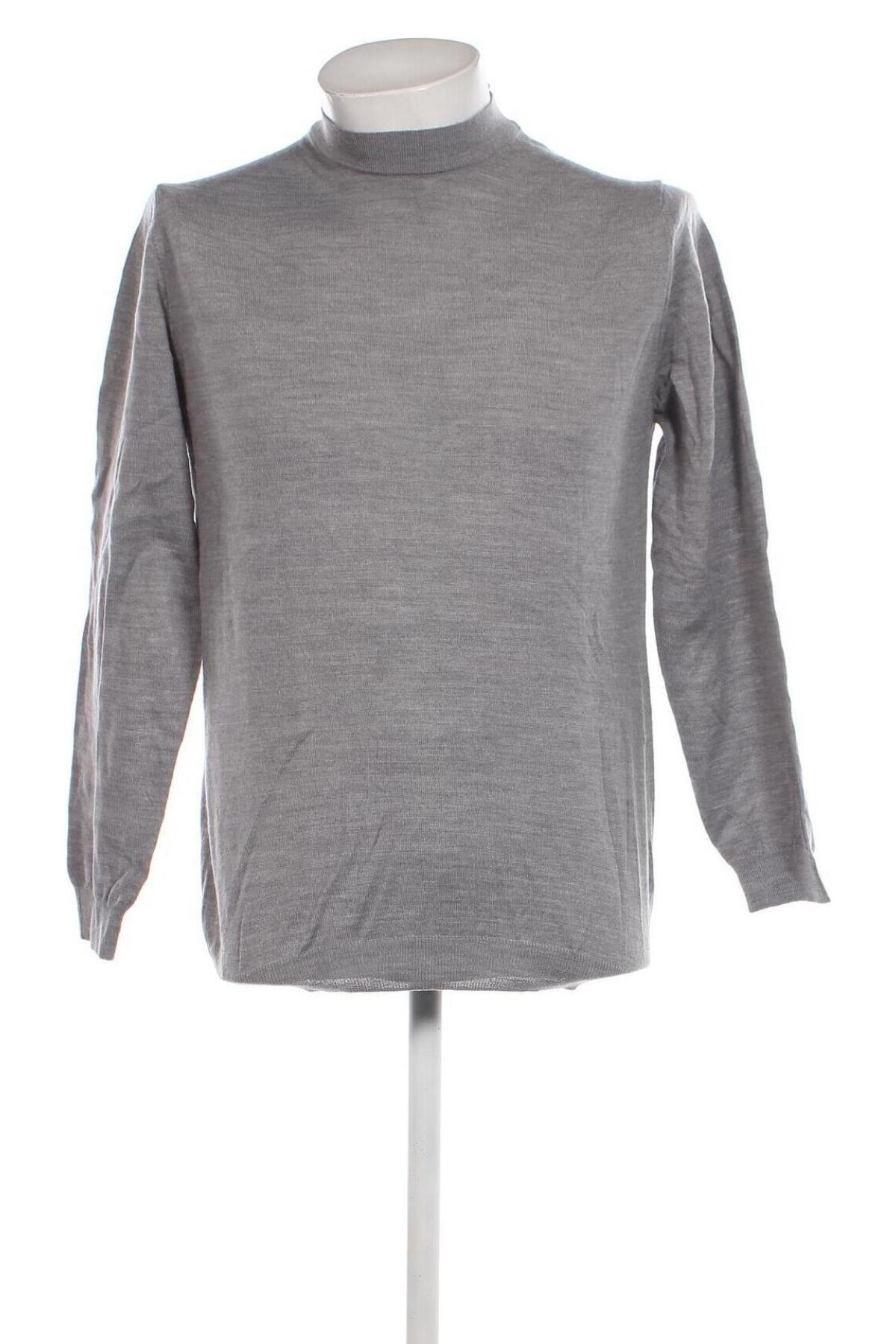 Herrenpullover Zara, Größe M, Farbe Grau, Preis 22,27 €