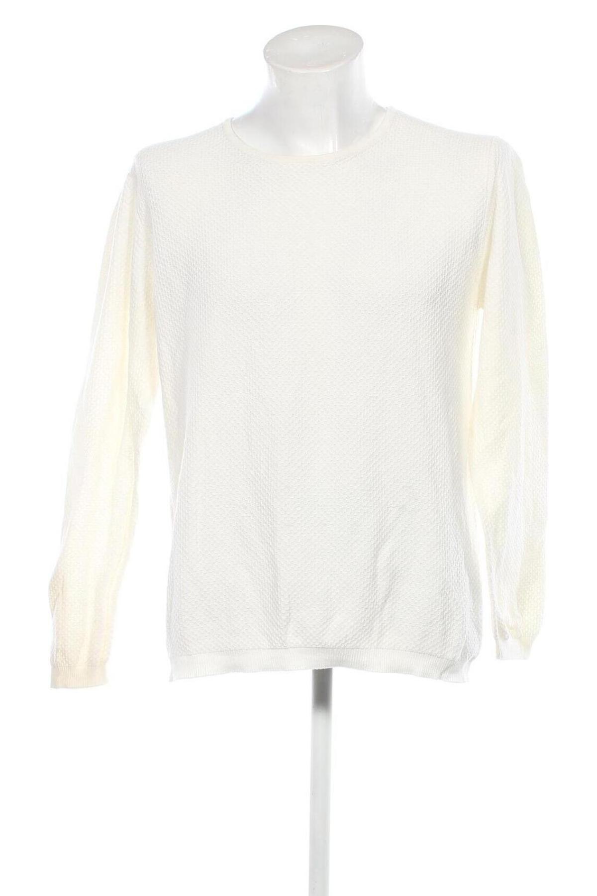 Herrenpullover Zara, Größe XL, Farbe Weiß, Preis 5,79 €