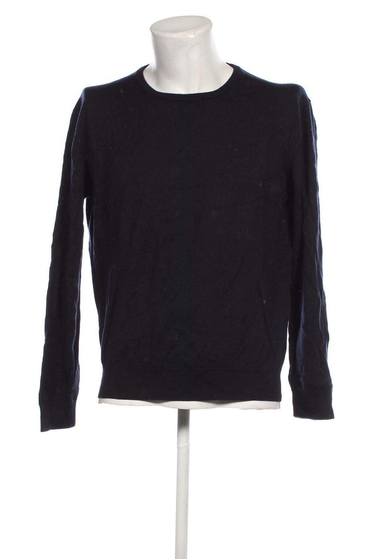 Мъжки пуловер Zara, Размер XXL, Цвят Син, Цена 11,84 лв.
