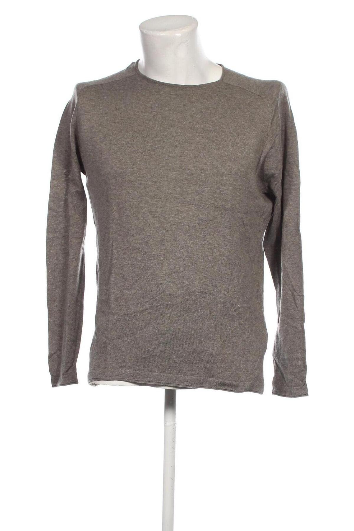 Мъжки пуловер Zara Man, Размер M, Цвят Сив, Цена 11,84 лв.