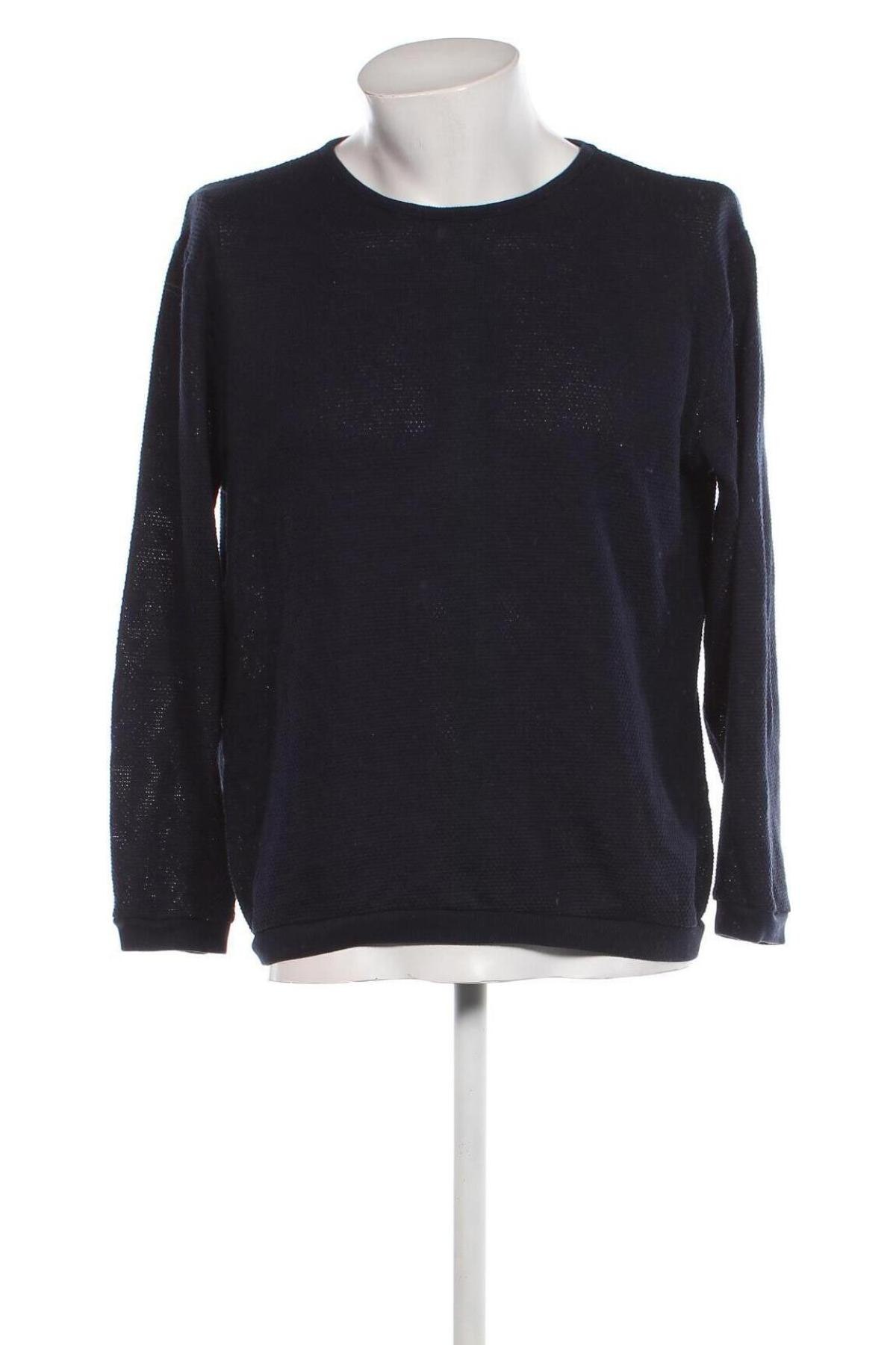 Мъжки пуловер Zara Man, Размер XL, Цвят Син, Цена 12,80 лв.
