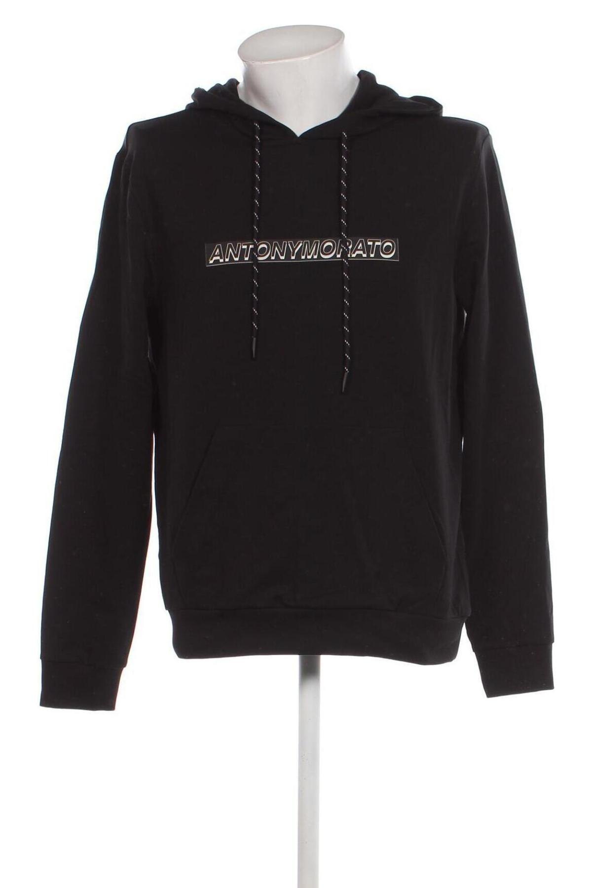 Herren Sweatshirt Antony Morato, Größe L, Farbe Schwarz, Preis € 28,76
