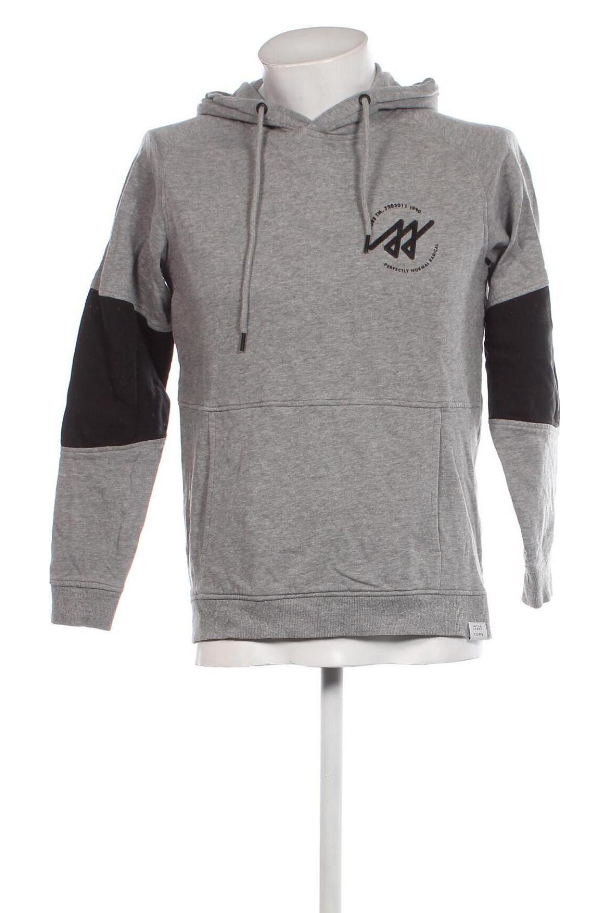 Herren Sweatshirt Core By Jack & Jones, Größe M, Farbe Grau, Preis 9,40 €
