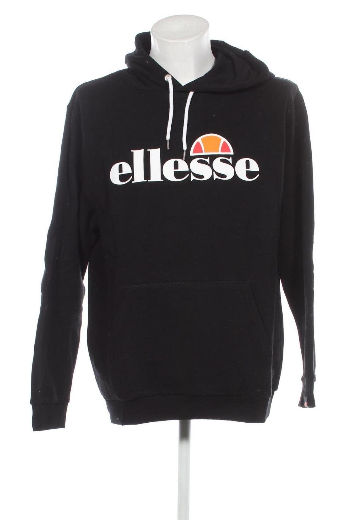 Herren Sweatshirt Ellesse, Größe XL, Farbe Schwarz, Preis 16,78 €