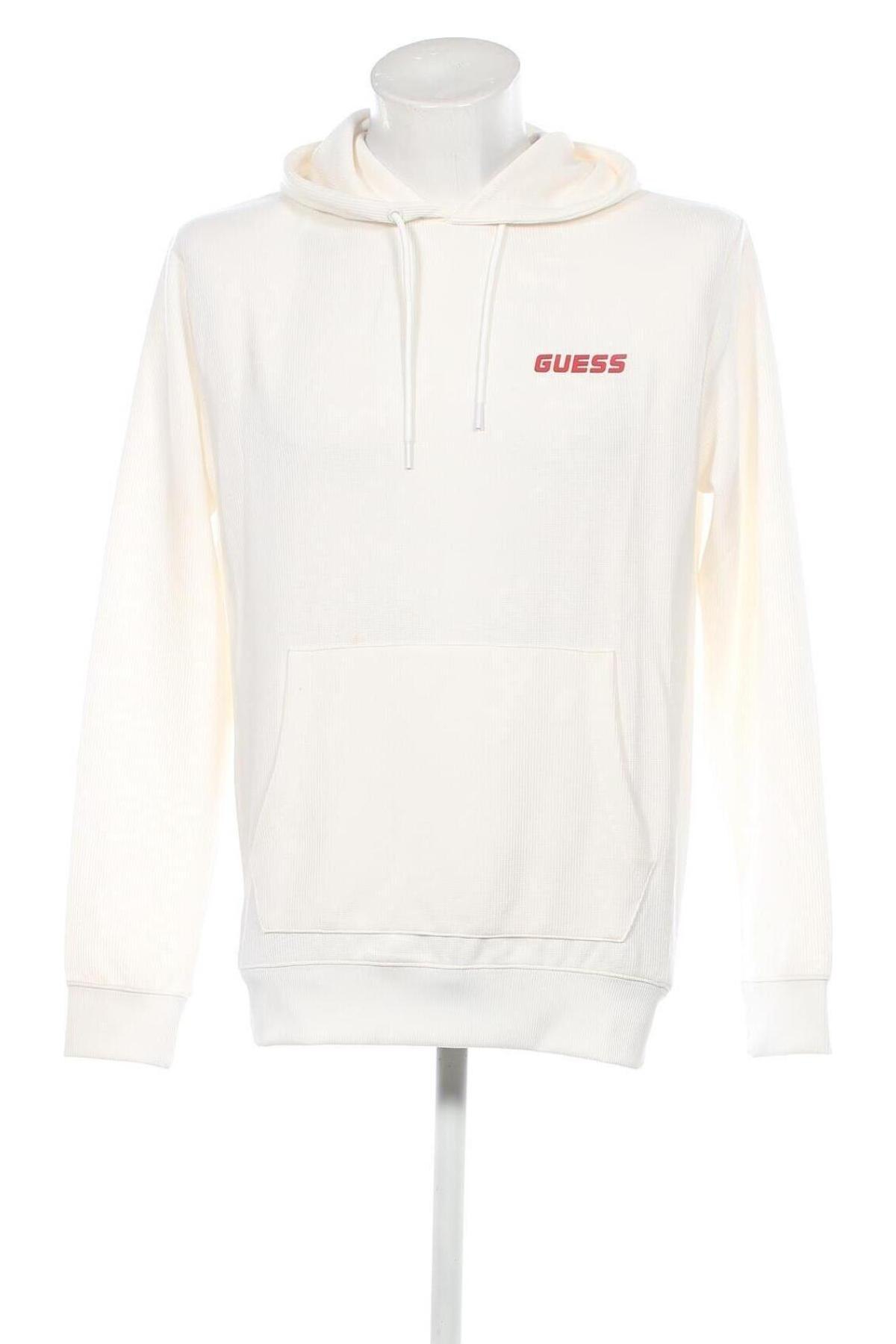 Ανδρικό φούτερ Guess, Μέγεθος M, Χρώμα Λευκό, Τιμή 68,35 €