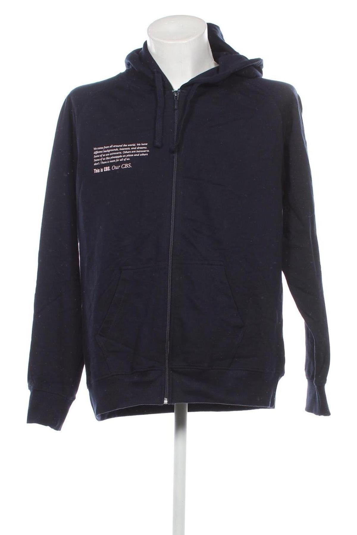 Herren Sweatshirt Neutral, Größe L, Farbe Blau, Preis 7,67 €