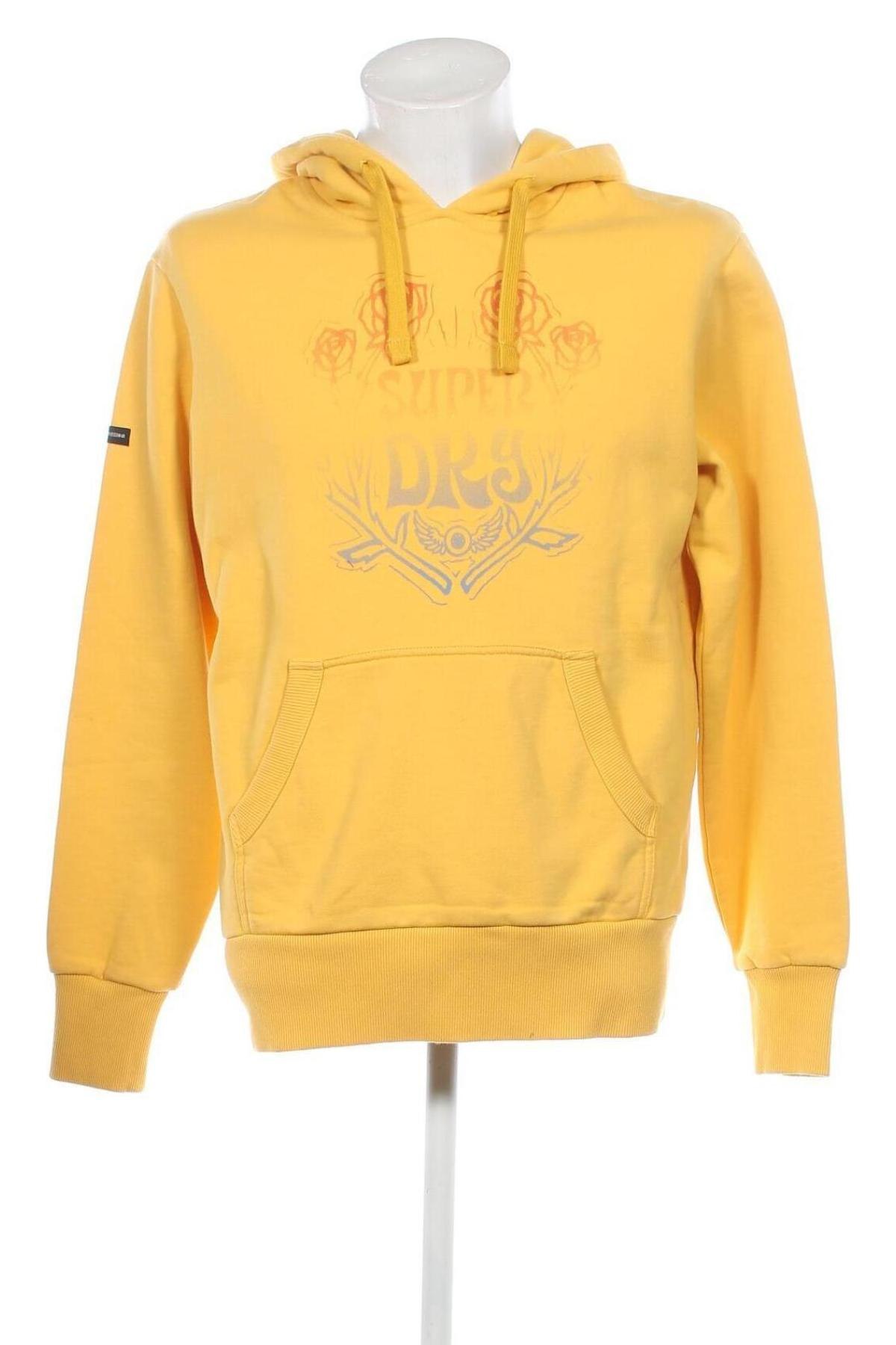Ανδρικό φούτερ Superdry, Μέγεθος M, Χρώμα Κίτρινο, Τιμή 46,44 €