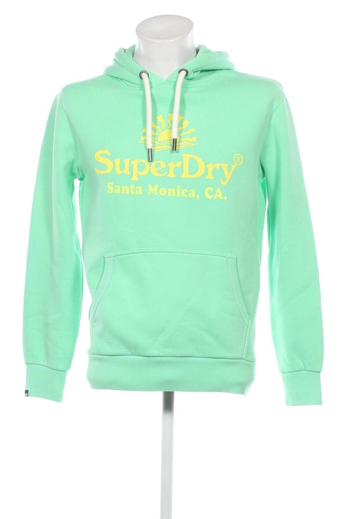 Herren Sweatshirt Superdry, Größe M, Farbe Grün, Preis 54,64 €