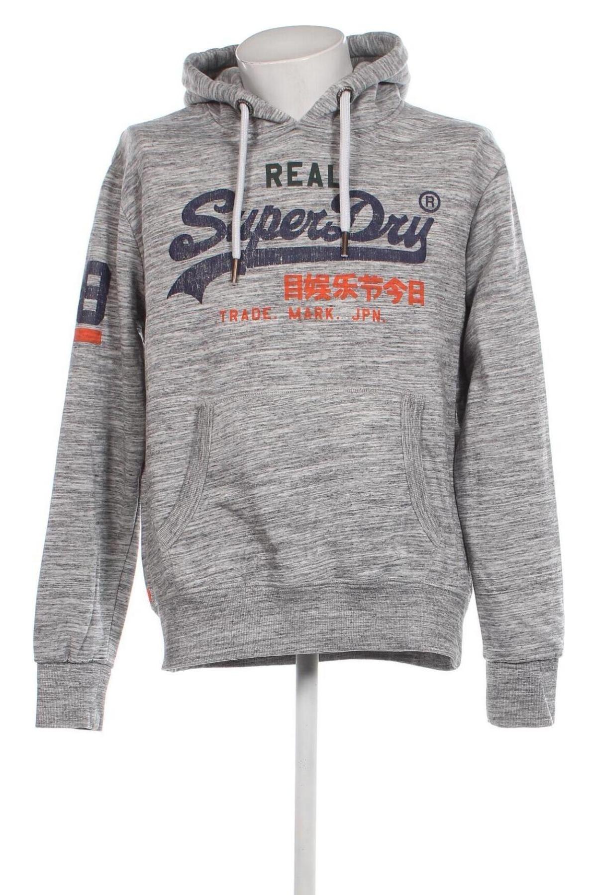Herren Sweatshirt Superdry, Größe XXL, Farbe Grau, Preis 30,09 €